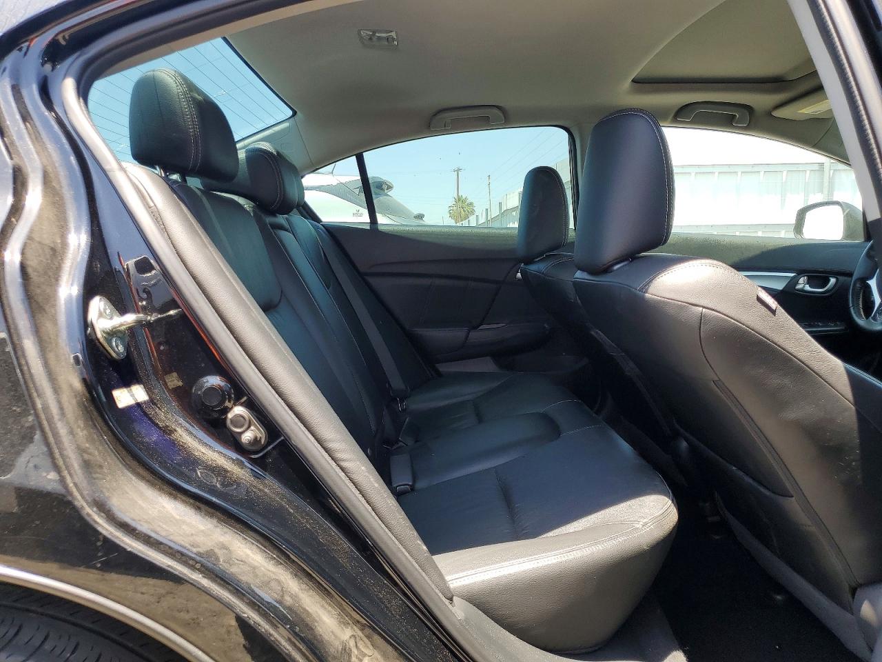 2013 Honda Civic Exl Black vin: 19XFB2F93DE209462