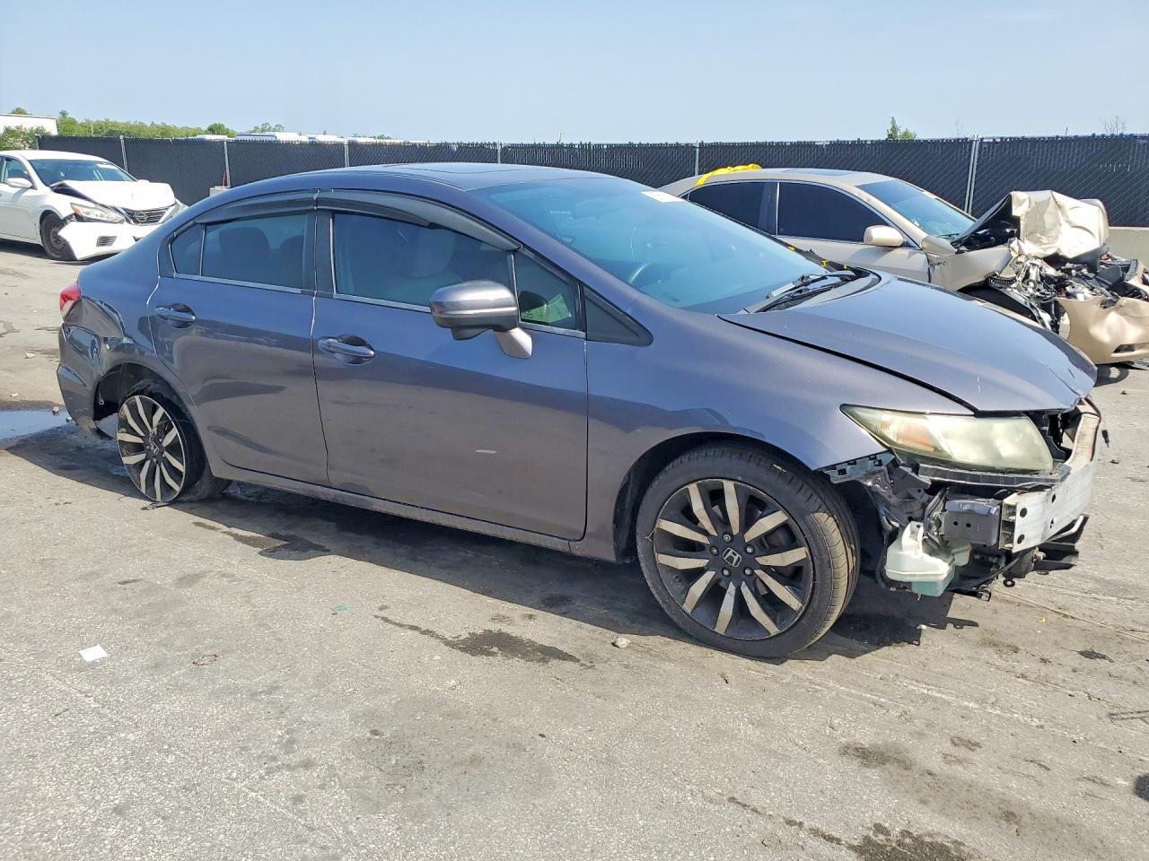 2014 Honda Civic Exl Угольный vin: 19XFB2F93EE045616