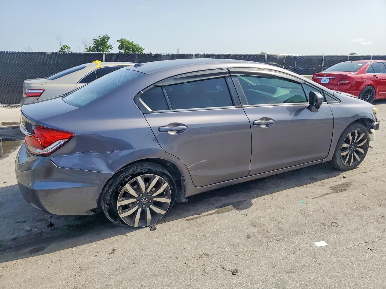 2014 Honda Civic Exl Угольный vin: 19XFB2F93EE045616