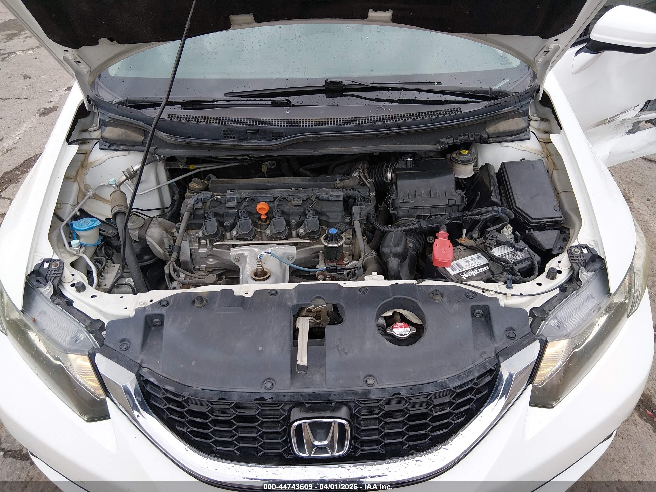 2014 Honda Civic Ex-l White vin: 19XFB2F93EE058575