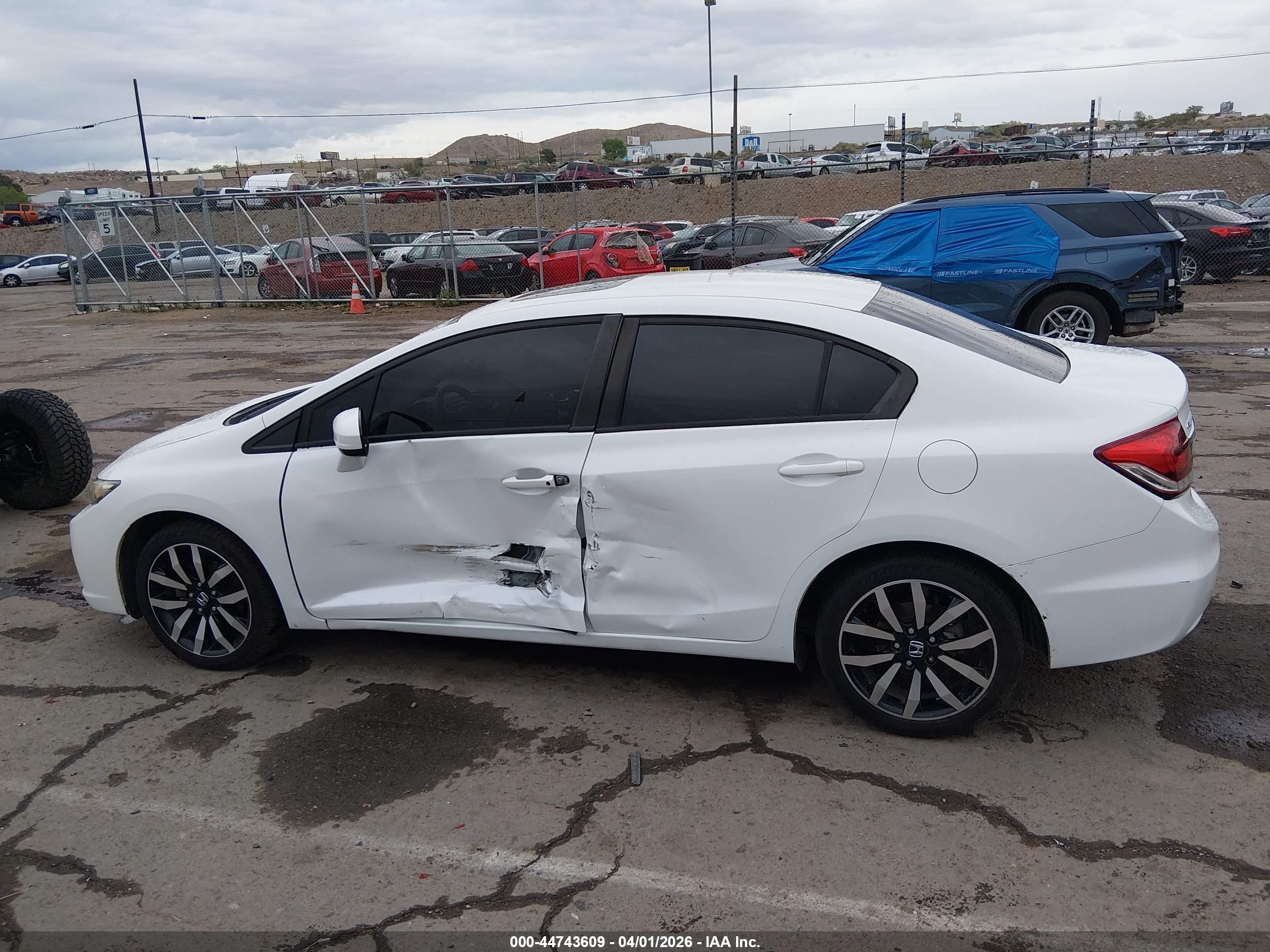 2014 Honda Civic Ex-l White vin: 19XFB2F93EE058575