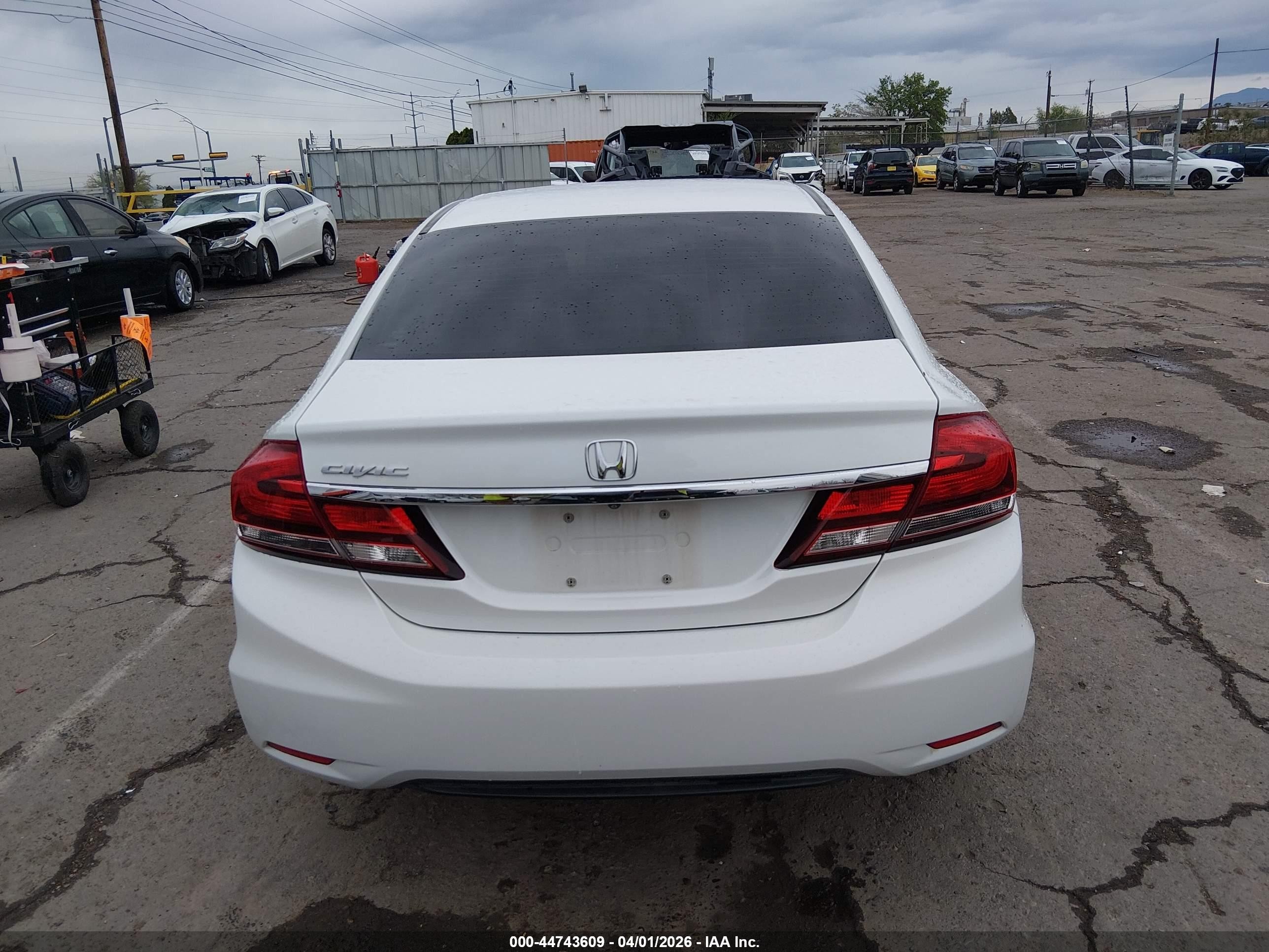 2014 Honda Civic Ex-l White vin: 19XFB2F93EE058575