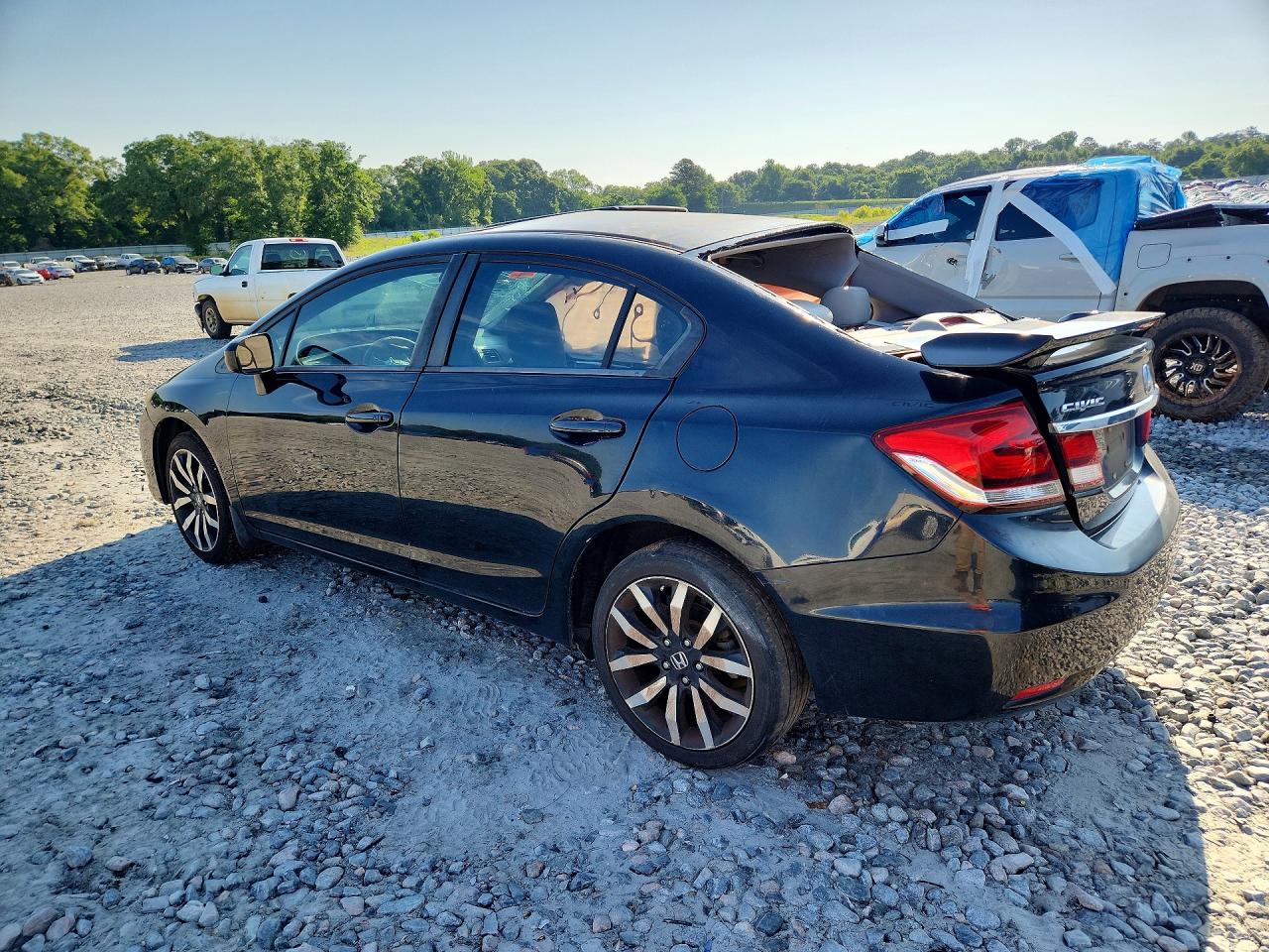 2014 Honda Civic Exl Black vin: 19XFB2F93EE065056