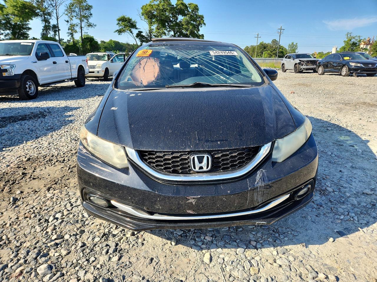 2014 Honda Civic Exl Black vin: 19XFB2F93EE065056