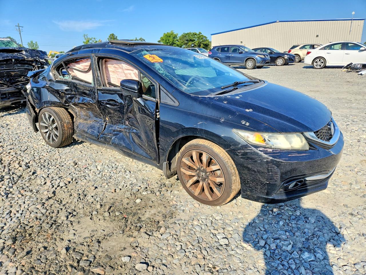 2014 Honda Civic Exl Black vin: 19XFB2F93EE065056