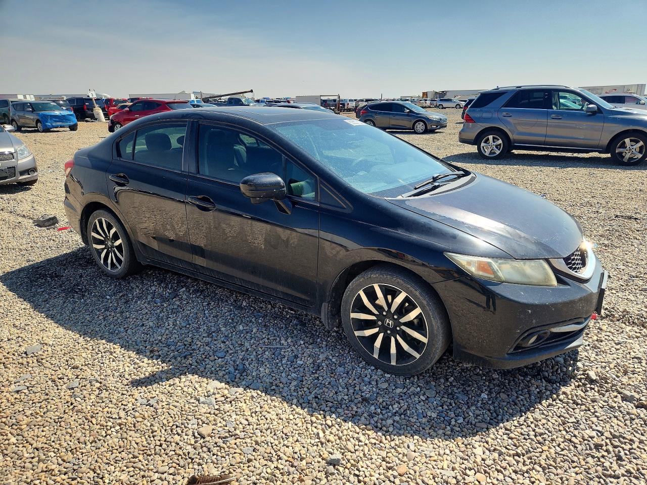 2014 Honda Civic Exl Black vin: 19XFB2F93EE075537