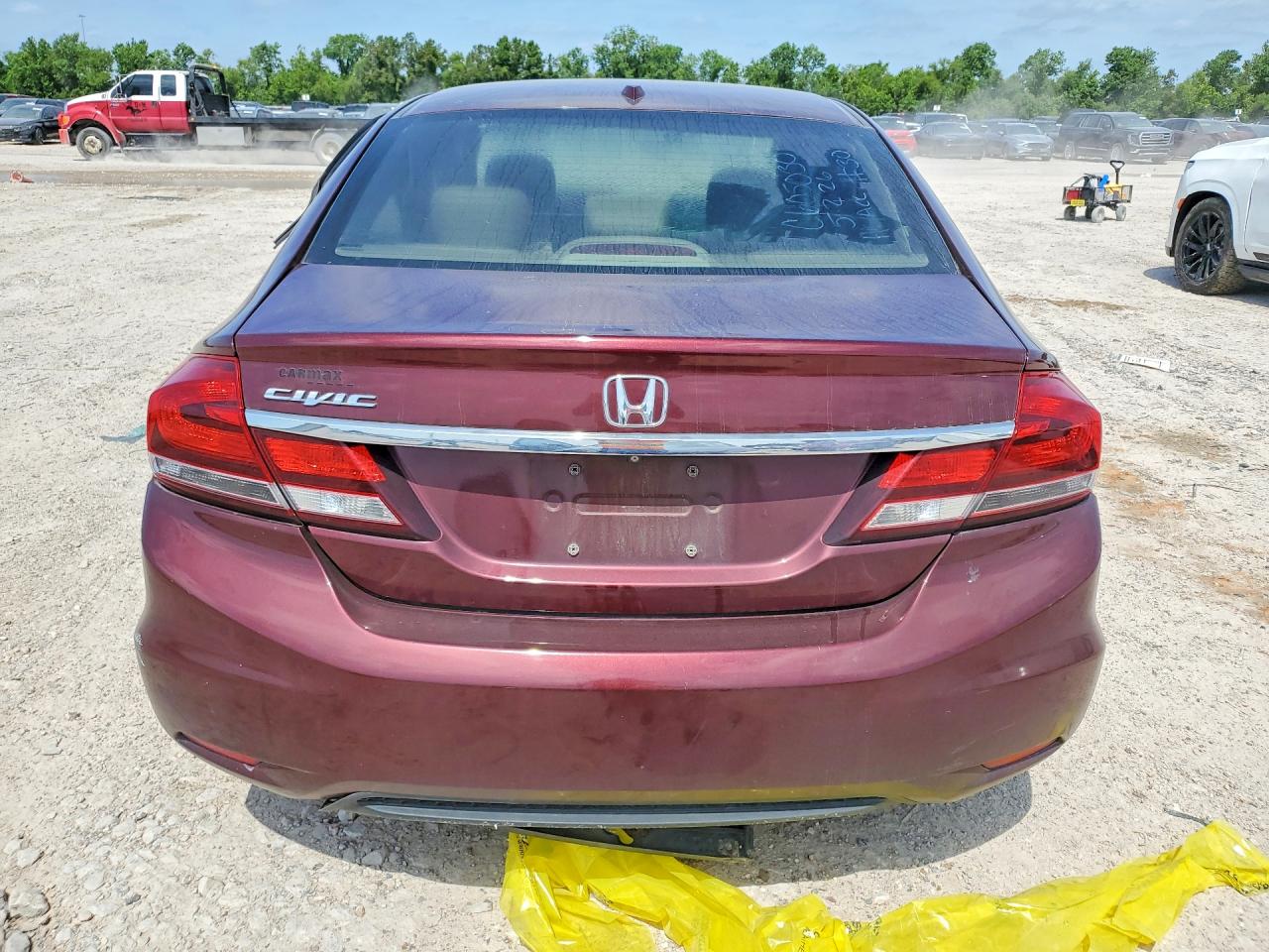 2015 Honda Civic Exl Burgundy vin: 19XFB2F93FE062188
