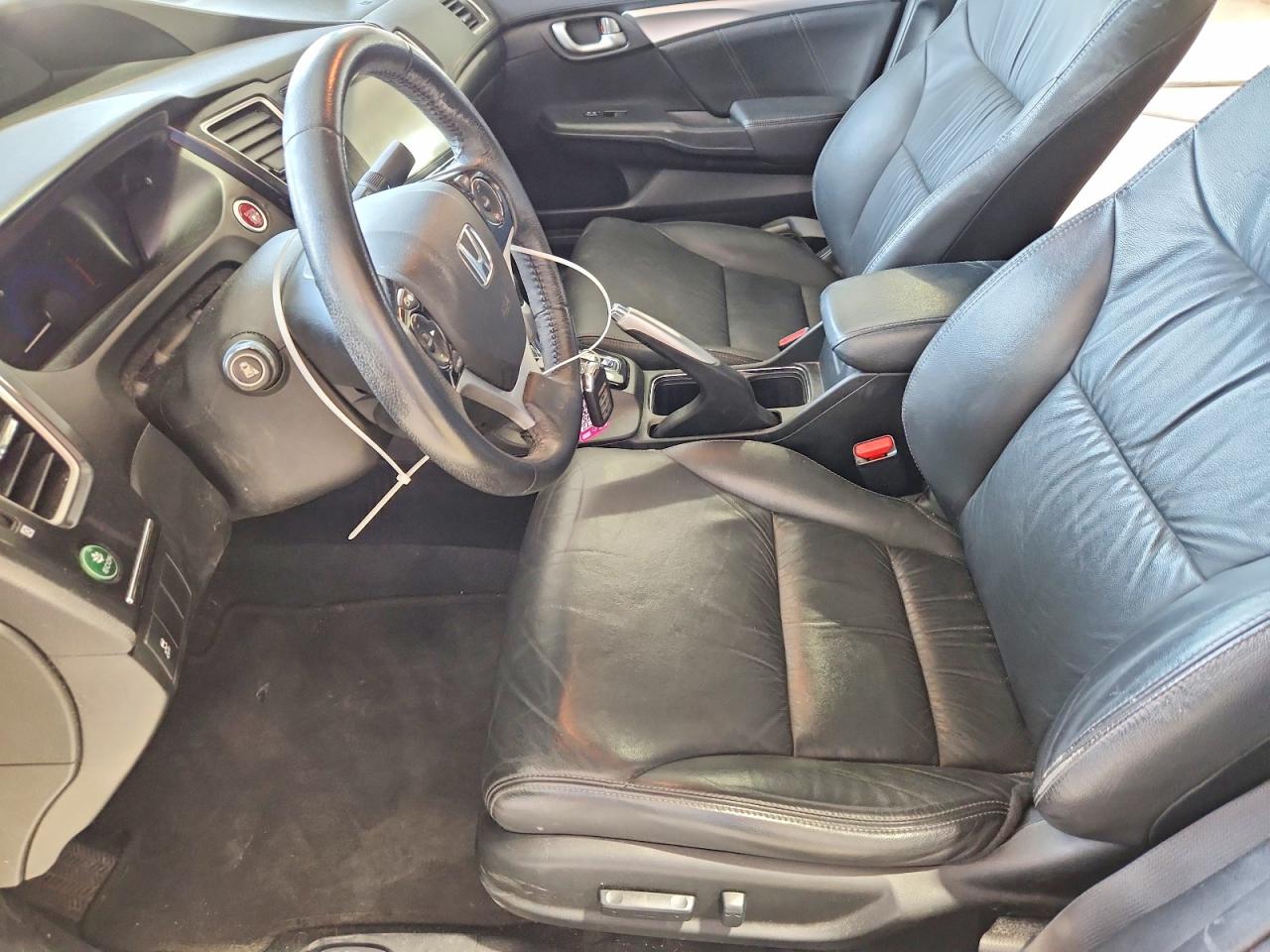 2015 Honda Civic Exl White vin: 19XFB2F93FE064460