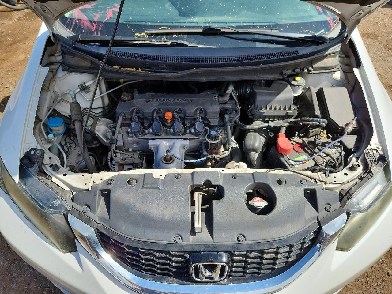2015 Honda Civic Exl White vin: 19XFB2F93FE067374