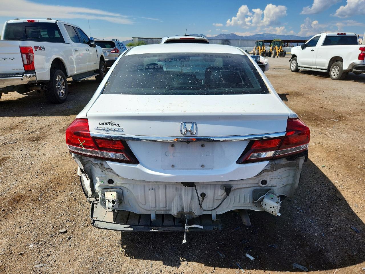 2015 Honda Civic Exl White vin: 19XFB2F93FE067374