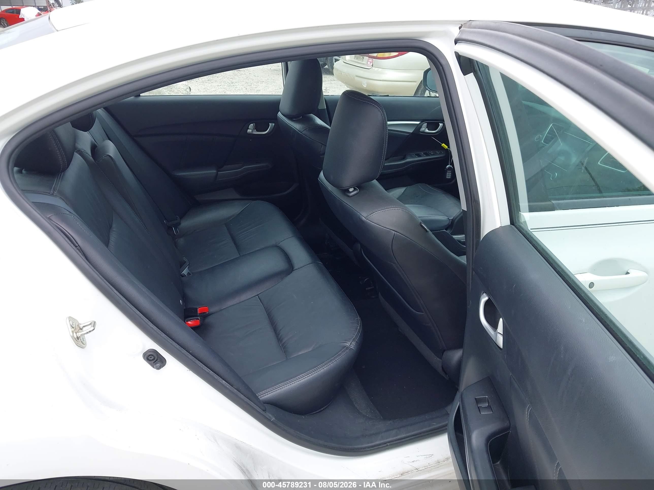 2015 Honda Civic Ex-l White vin: 19XFB2F93FE098978