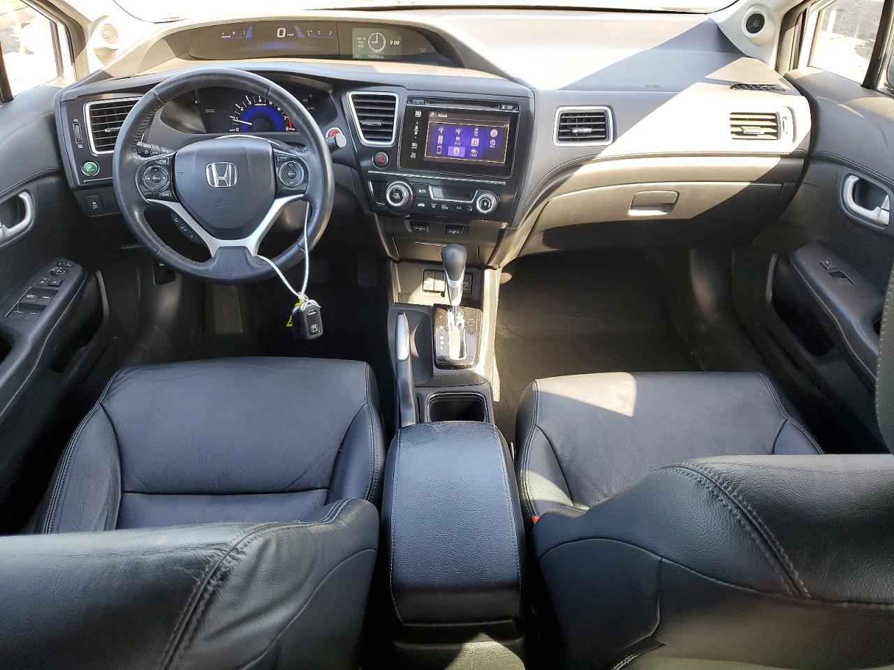 2015 Honda Civic Exl White vin: 19XFB2F93FE208136