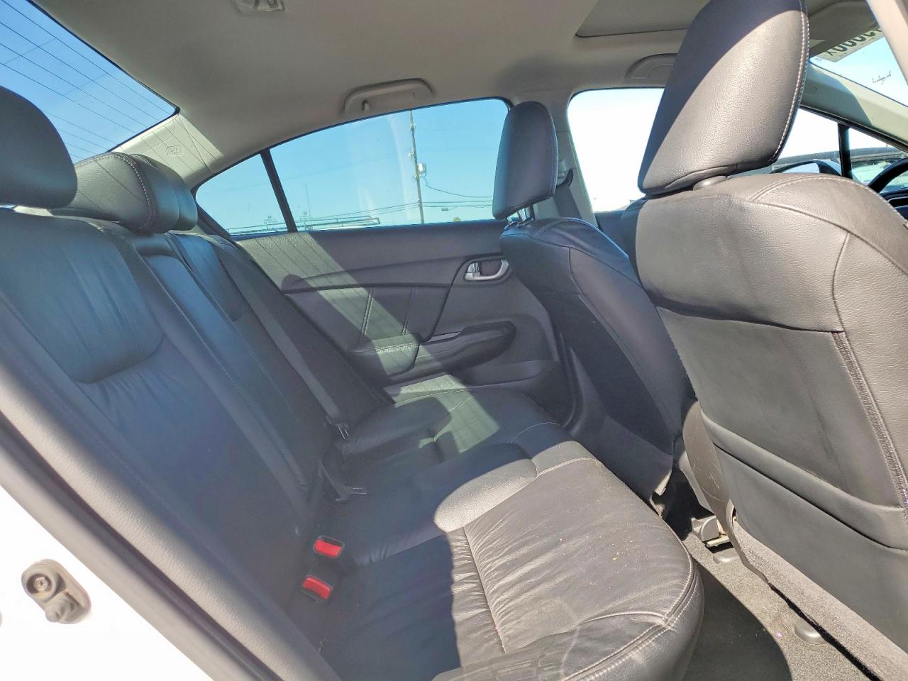 2015 Honda Civic Exl White vin: 19XFB2F93FE208136