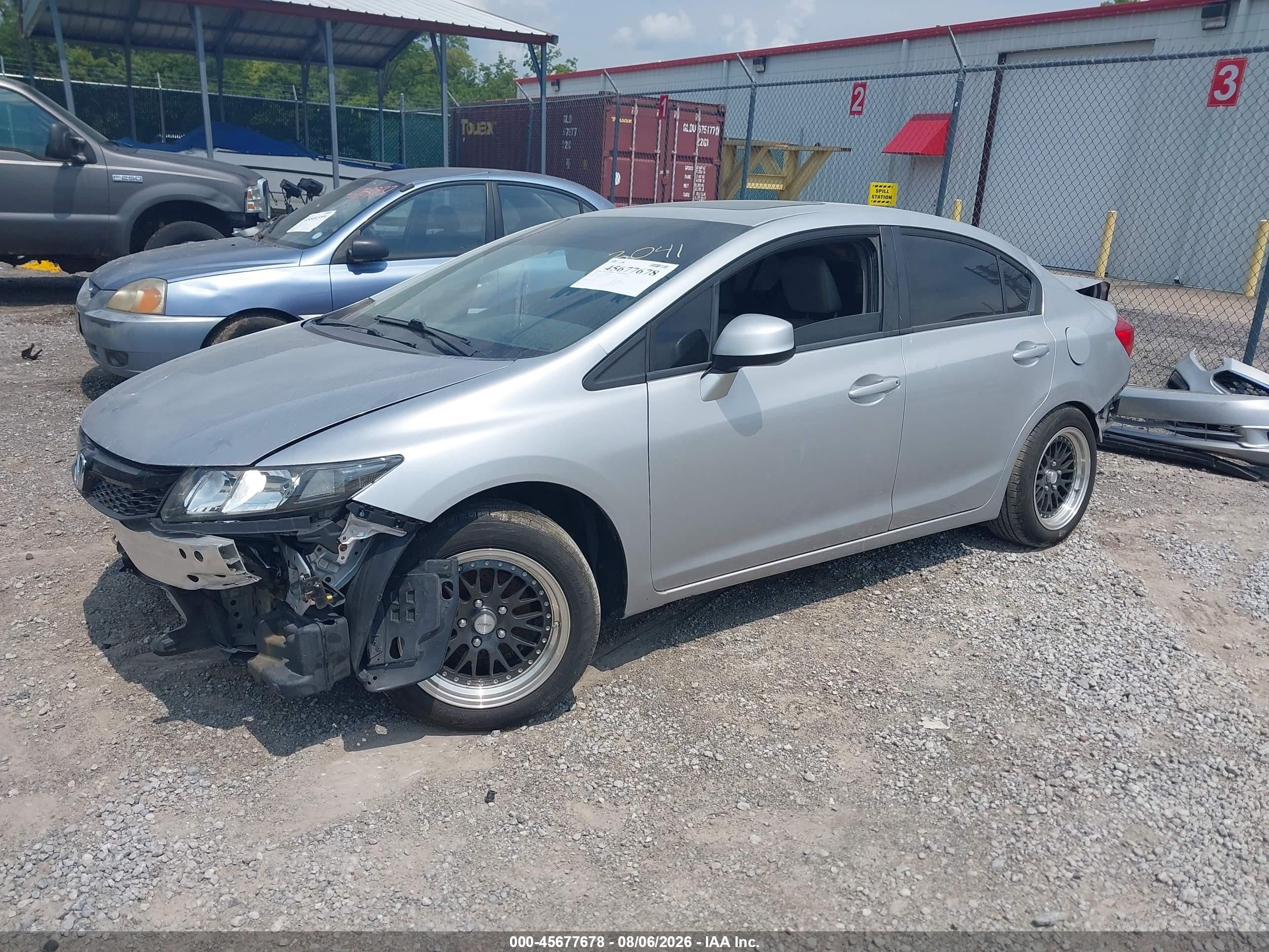 2012 Honda Civic Ex-l Silver vin: 19XFB2F94CE023041