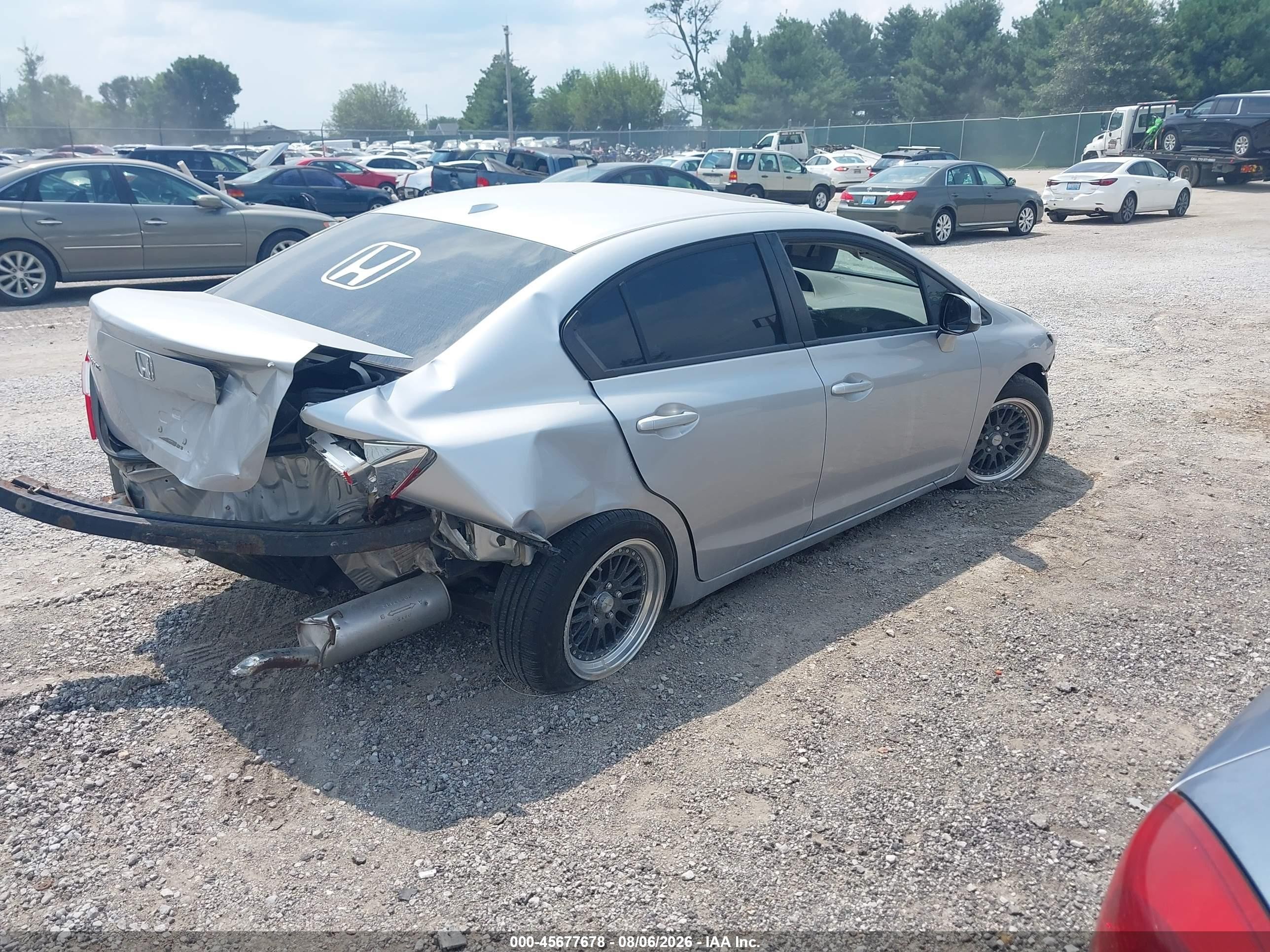 2012 Honda Civic Ex-l Silver vin: 19XFB2F94CE023041