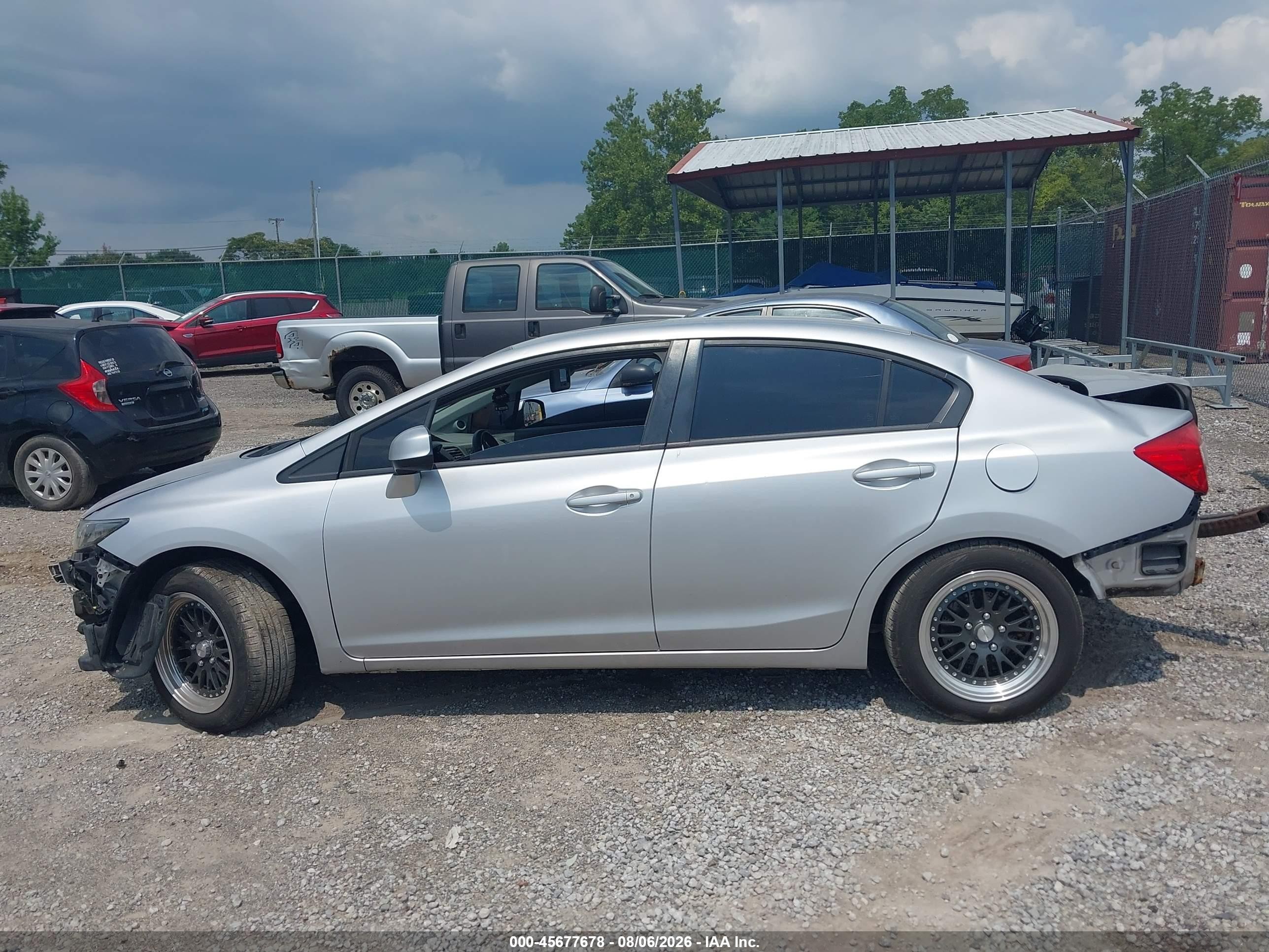 2012 Honda Civic Ex-l Silver vin: 19XFB2F94CE023041