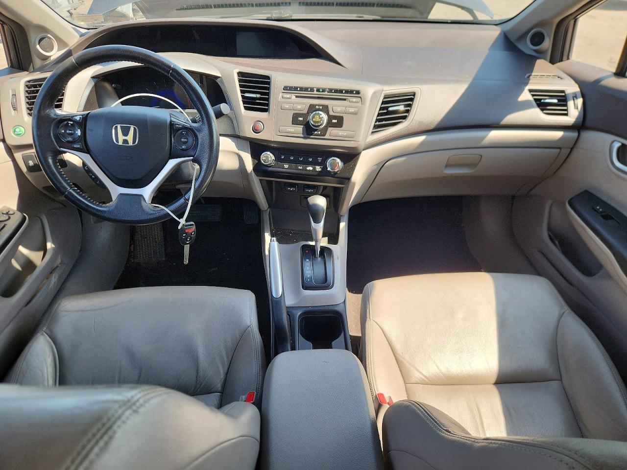 2012 Honda Civic Exl Gray vin: 19XFB2F94CE023279