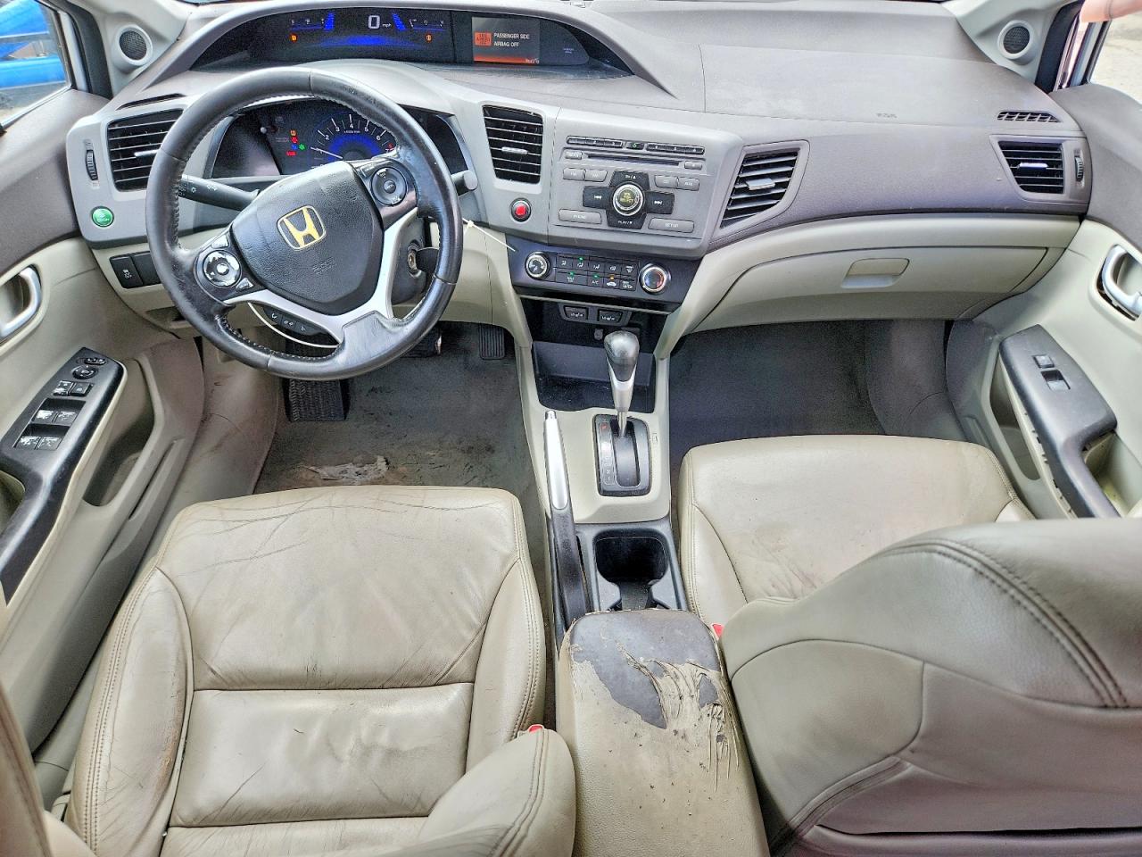 2012 Honda Civic Exl Silver vin: 19XFB2F94CE300335