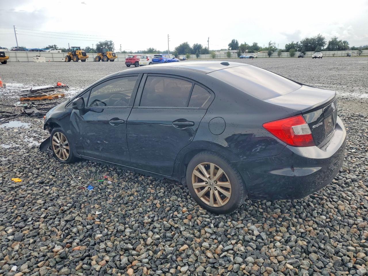 2012 Honda Civic Exl Black vin: 19XFB2F94CE312145