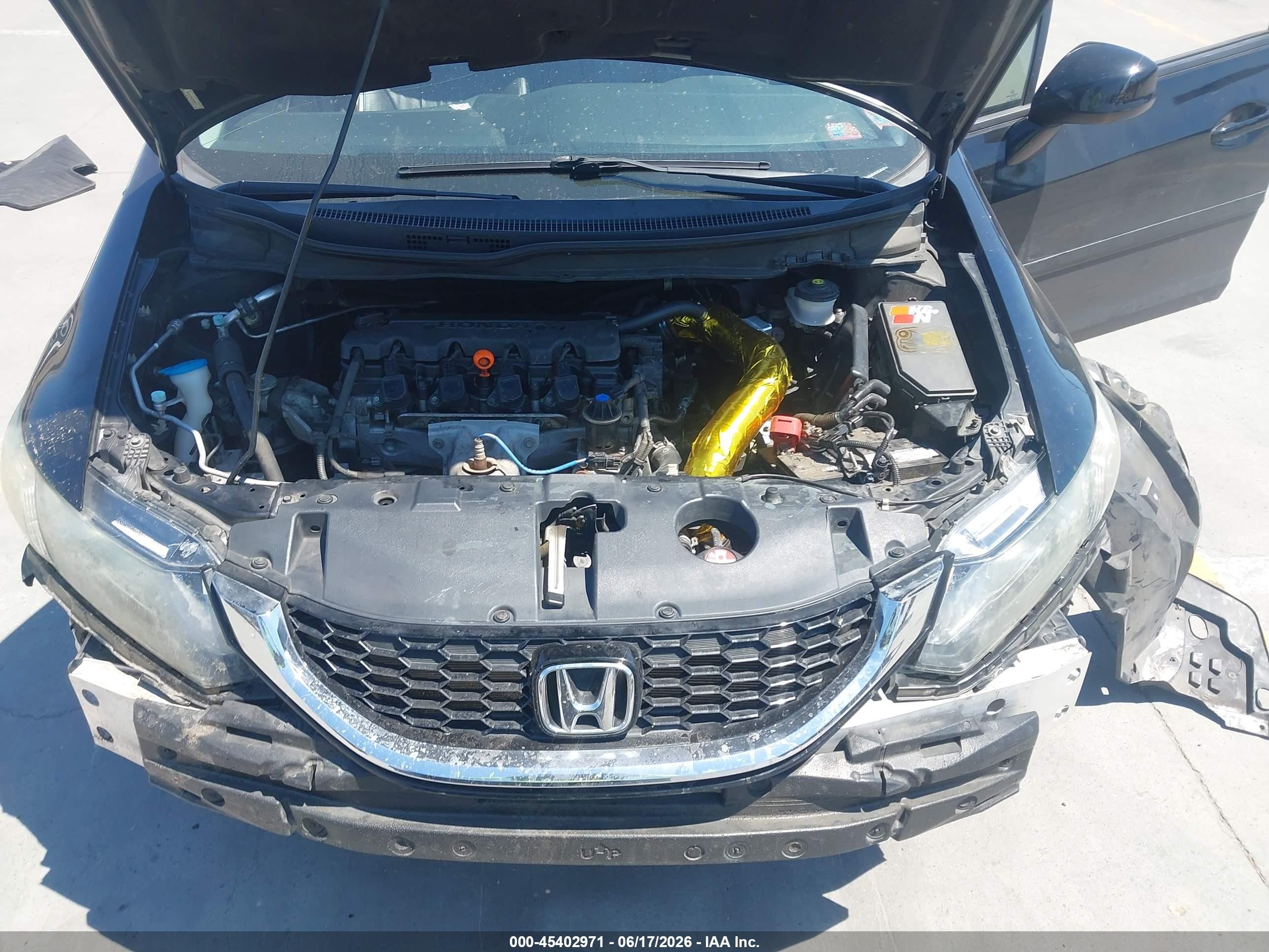 2013 Honda Civic Ex-l Black vin: 19XFB2F94DE215271