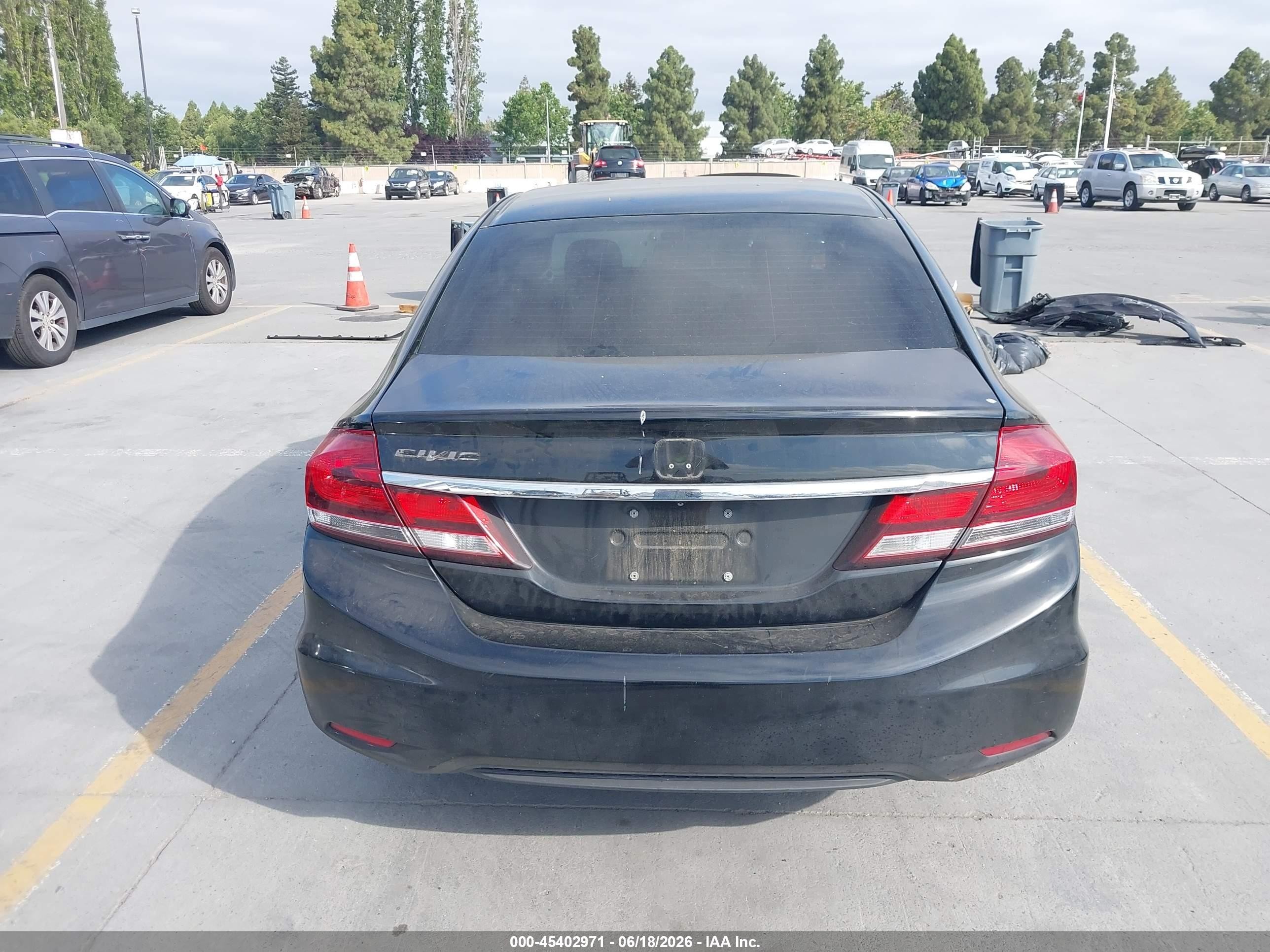 2013 Honda Civic Ex-l Black vin: 19XFB2F94DE215271