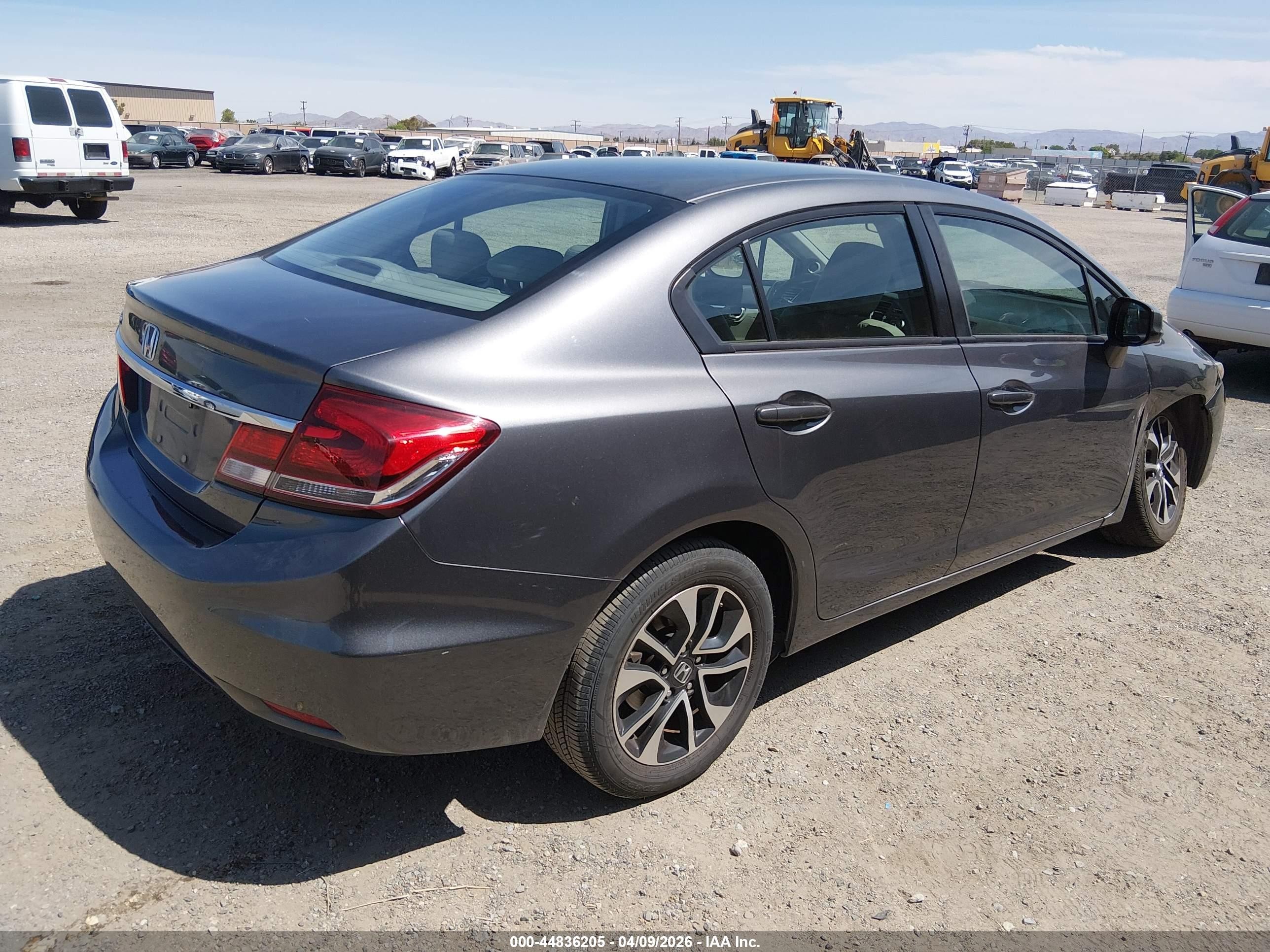 2013 Honda Civic Ex-l Gray vin: 19XFB2F94DE244270