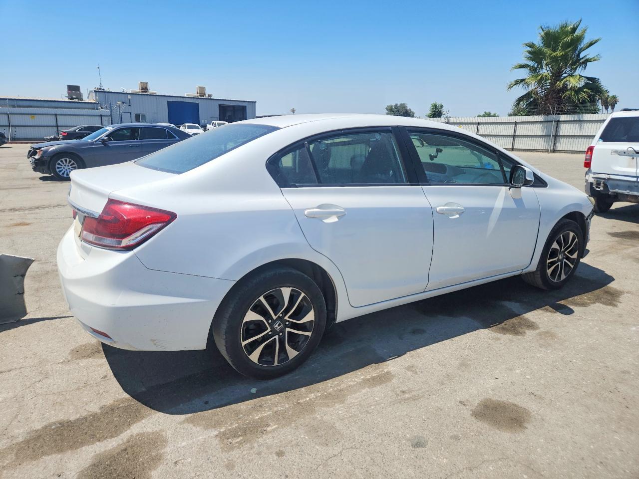 2013 Honda Civic Exl White vin: 19XFB2F94DE245614