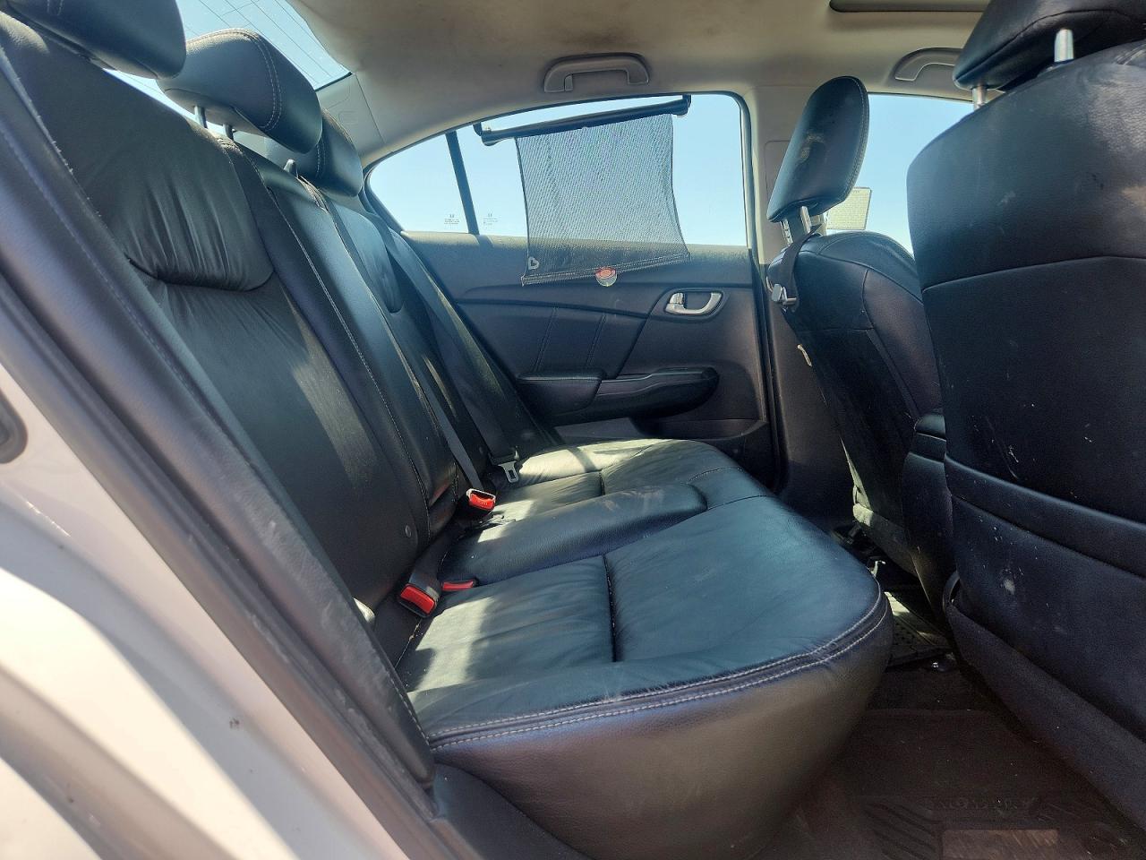 2013 Honda Civic Exl White vin: 19XFB2F94DE245614