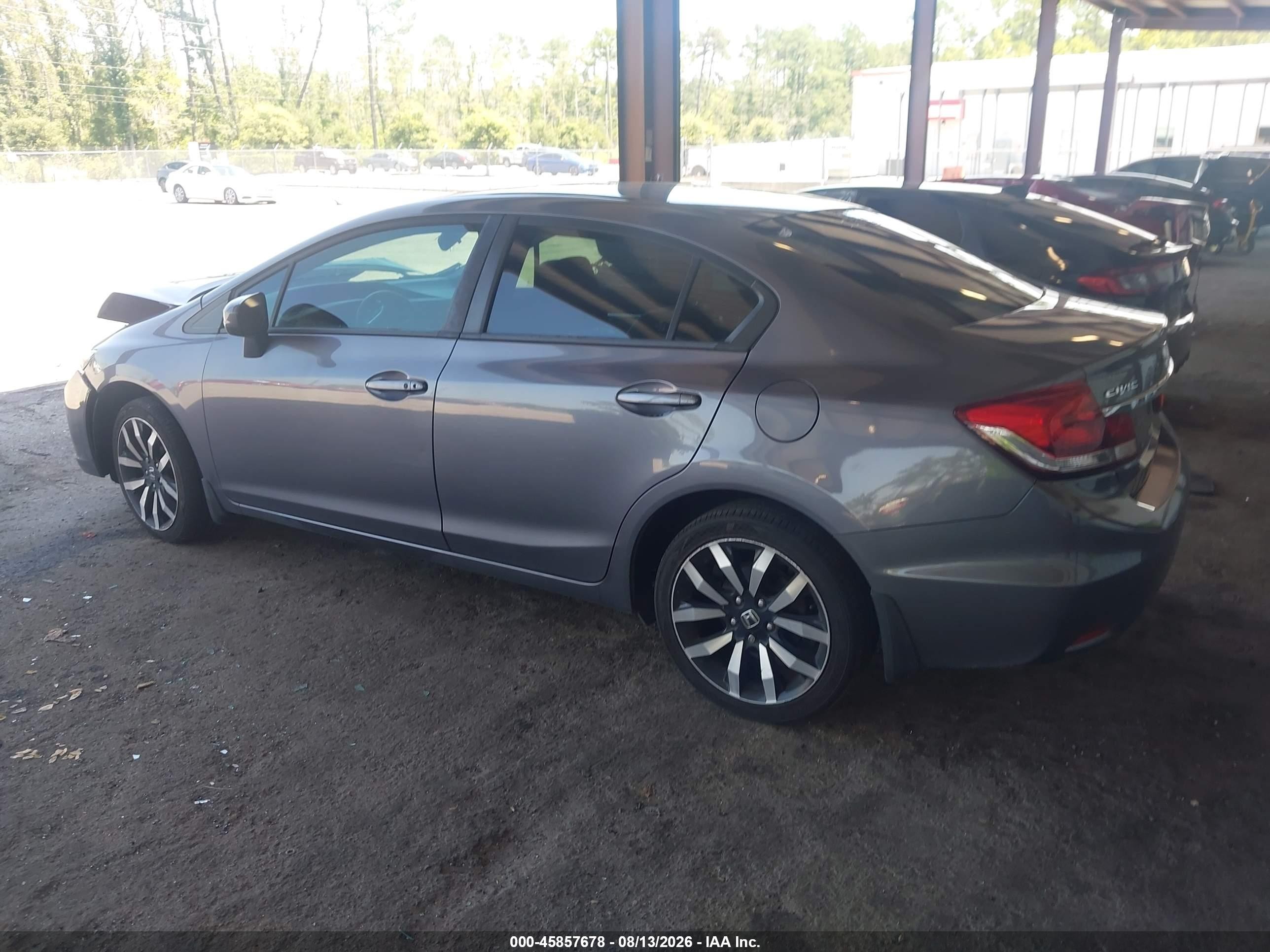 2014 Honda Civic Ex-l Gray vin: 19XFB2F94EE010101
