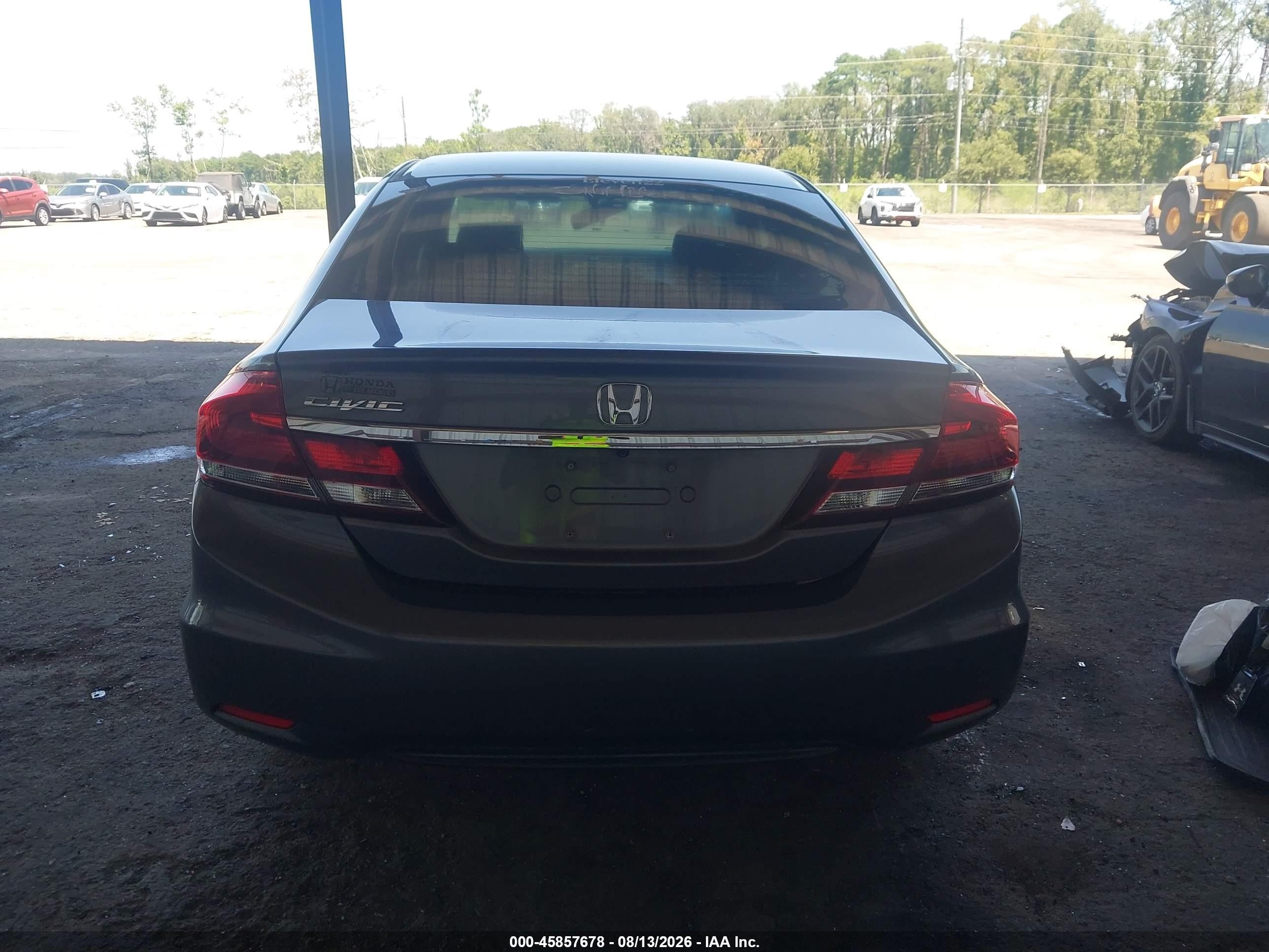2014 Honda Civic Ex-l Gray vin: 19XFB2F94EE010101