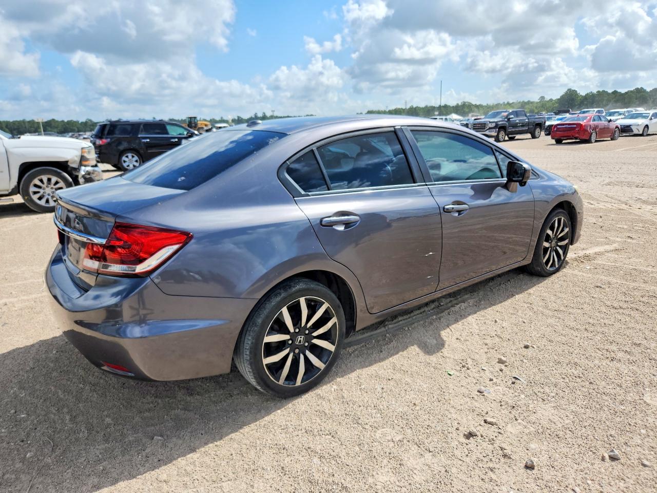 2014 Honda Civic Exl Gray vin: 19XFB2F94EE047097