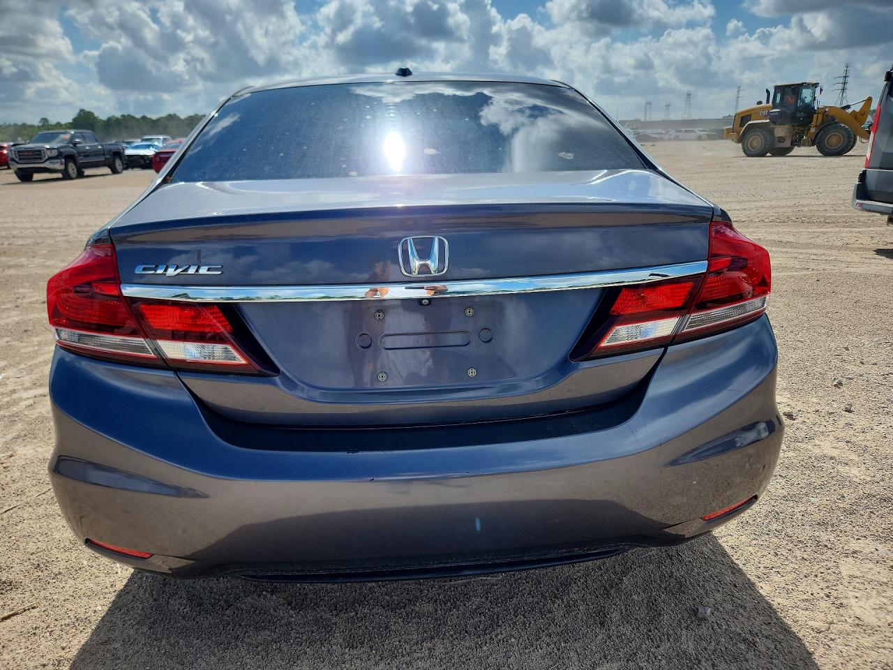 2014 Honda Civic Exl Gray vin: 19XFB2F94EE047097