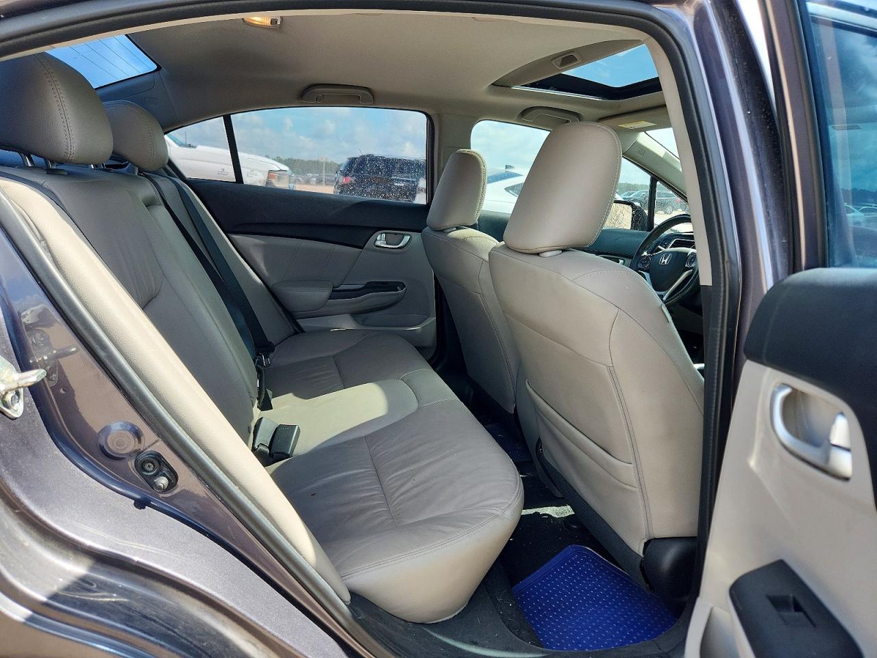 2014 Honda Civic Exl Gray vin: 19XFB2F94EE047097