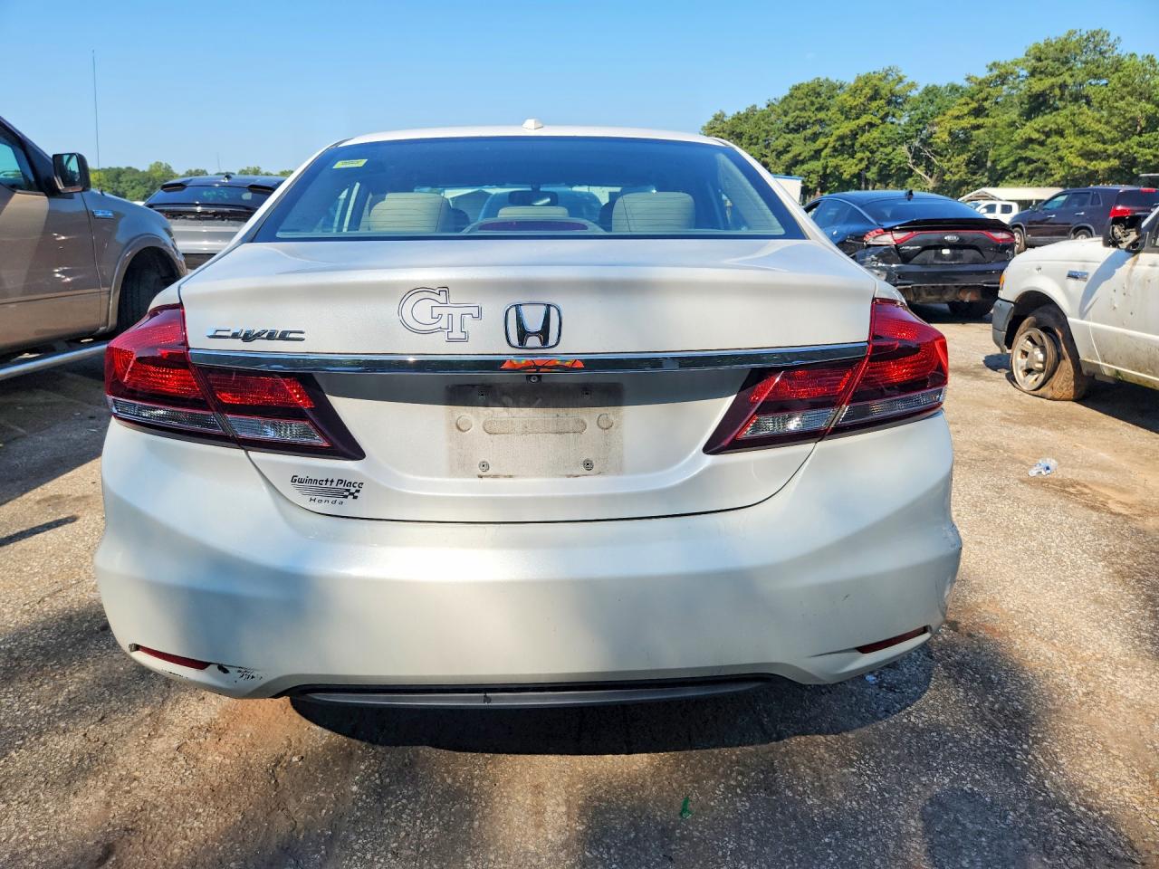 2015 Honda Civic Exl White vin: 19XFB2F94FE044783