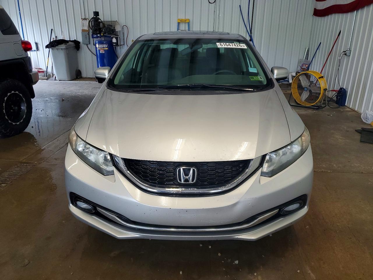 2015 Honda Civic Exl Silver vin: 19XFB2F94FE087052
