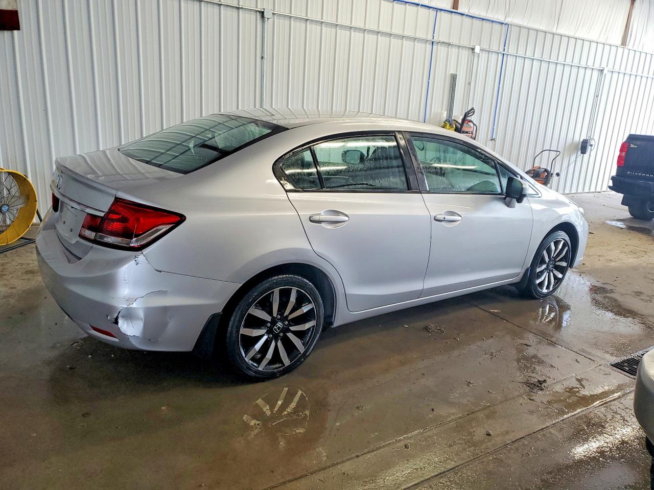 2015 Honda Civic Exl Silver vin: 19XFB2F94FE087052