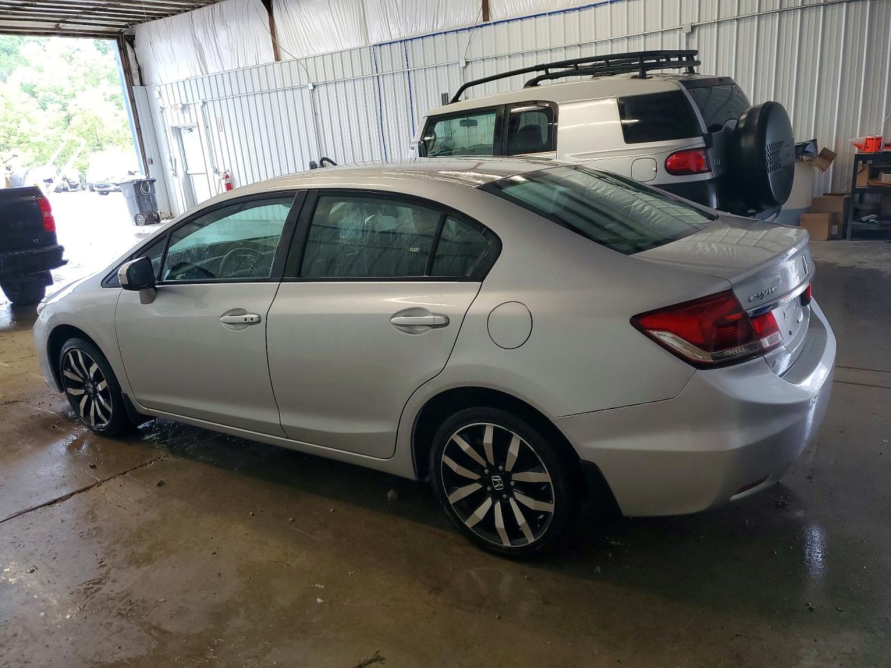 2015 Honda Civic Exl Silver vin: 19XFB2F94FE087052