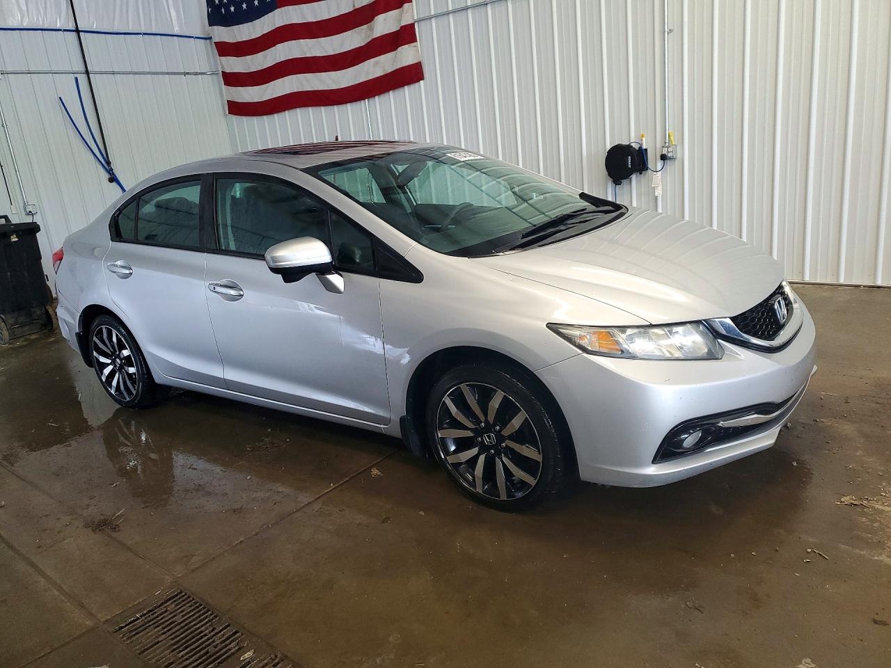 2015 Honda Civic Exl Silver vin: 19XFB2F94FE087052