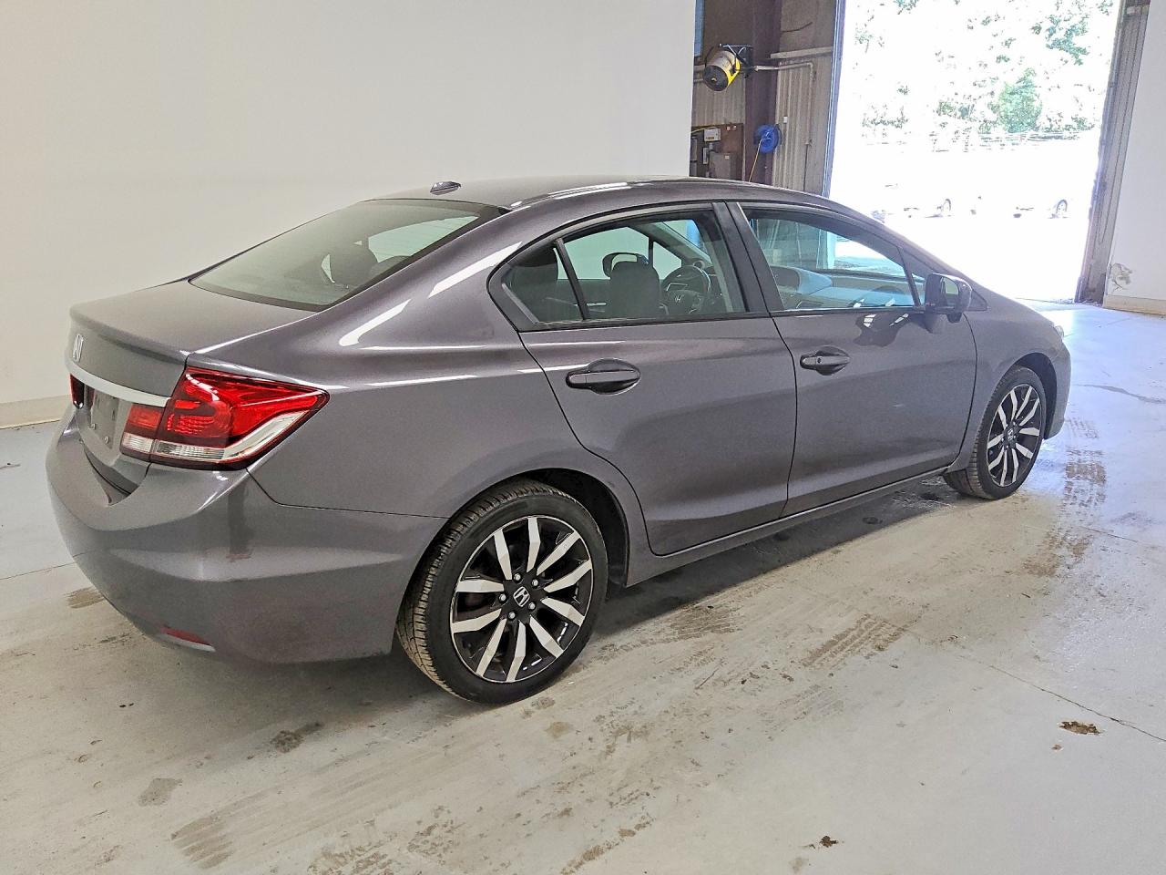 2015 Honda Civic Exl Gray vin: 19XFB2F94FE212759