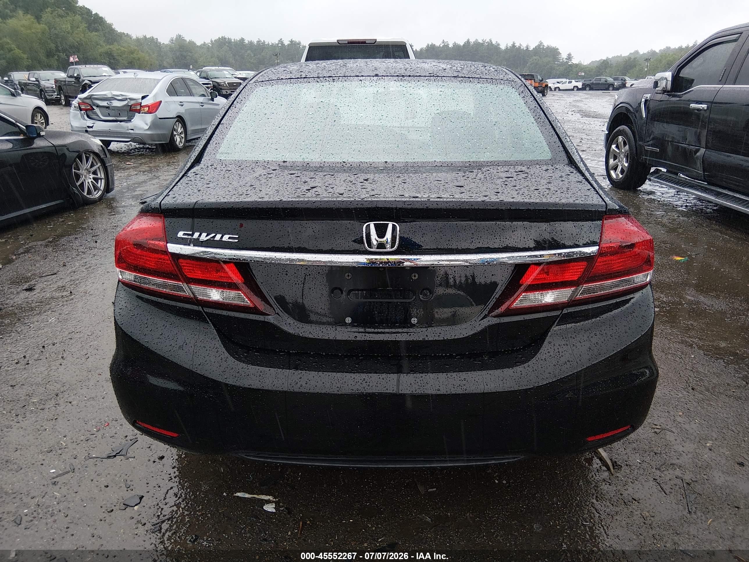 2015 Honda Civic Ex-l Black vin: 19XFB2F94FE214480