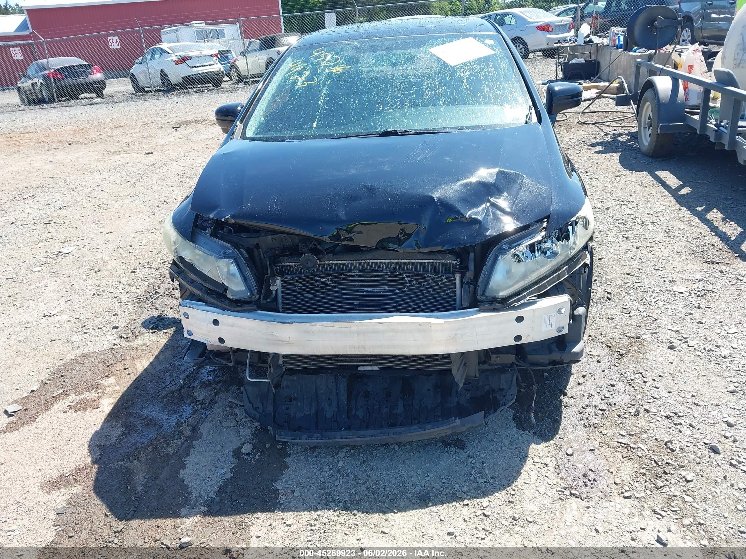 2015 Honda Civic Ex-l Black vin: 19XFB2F94FE228606