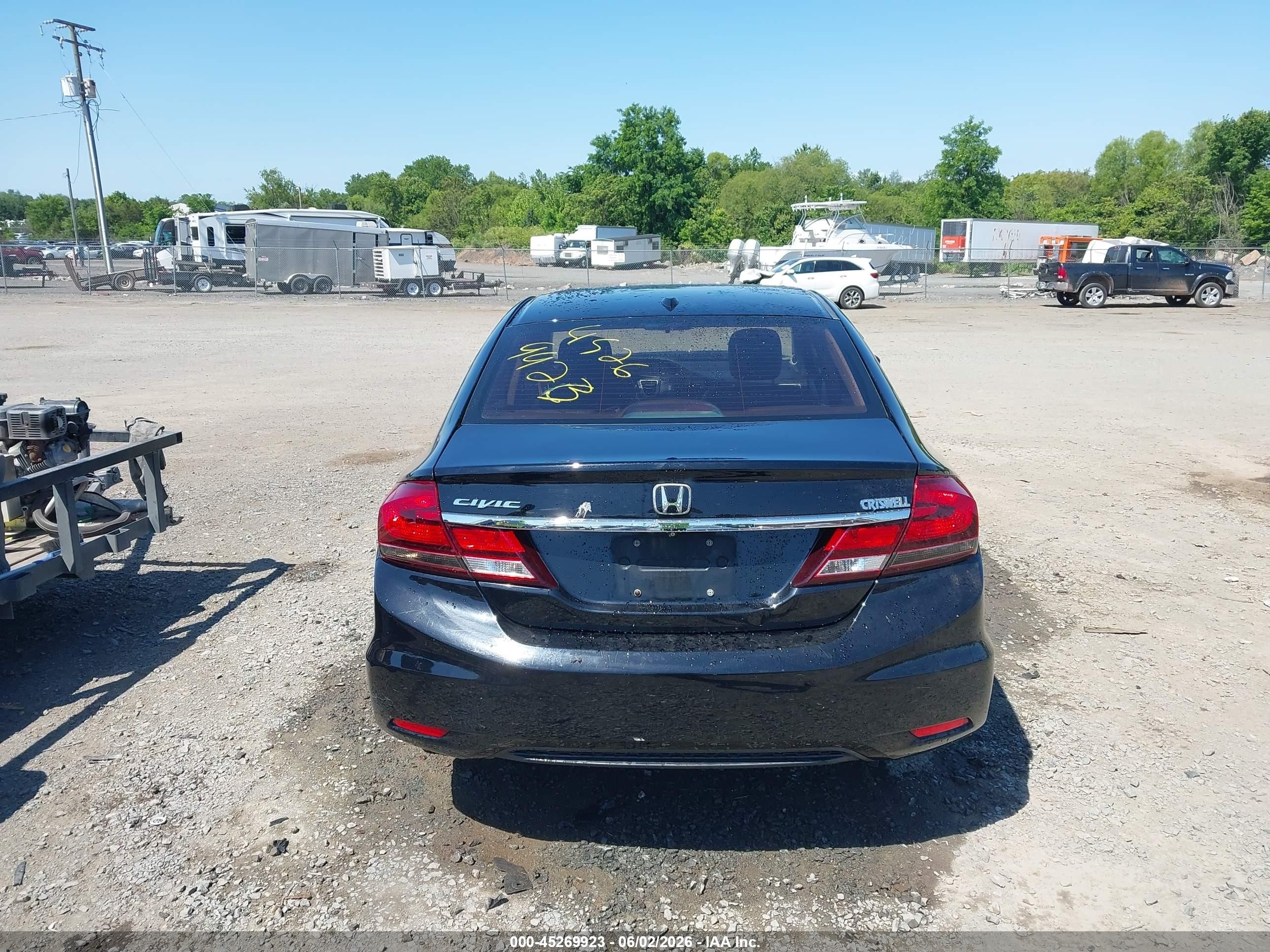 2015 Honda Civic Ex-l Black vin: 19XFB2F94FE228606