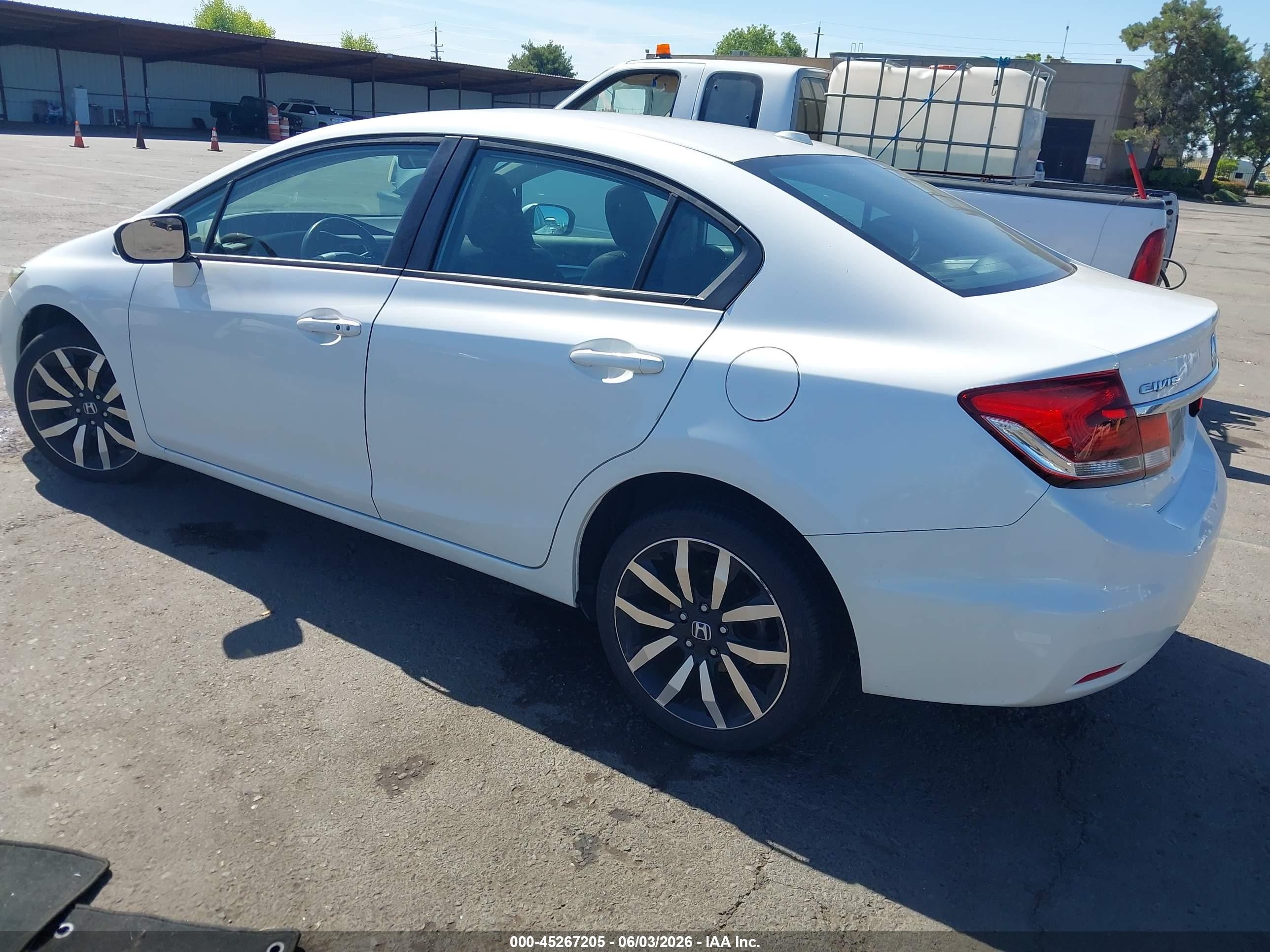 2015 Honda Civic Ex-l White vin: 19XFB2F94FE270774
