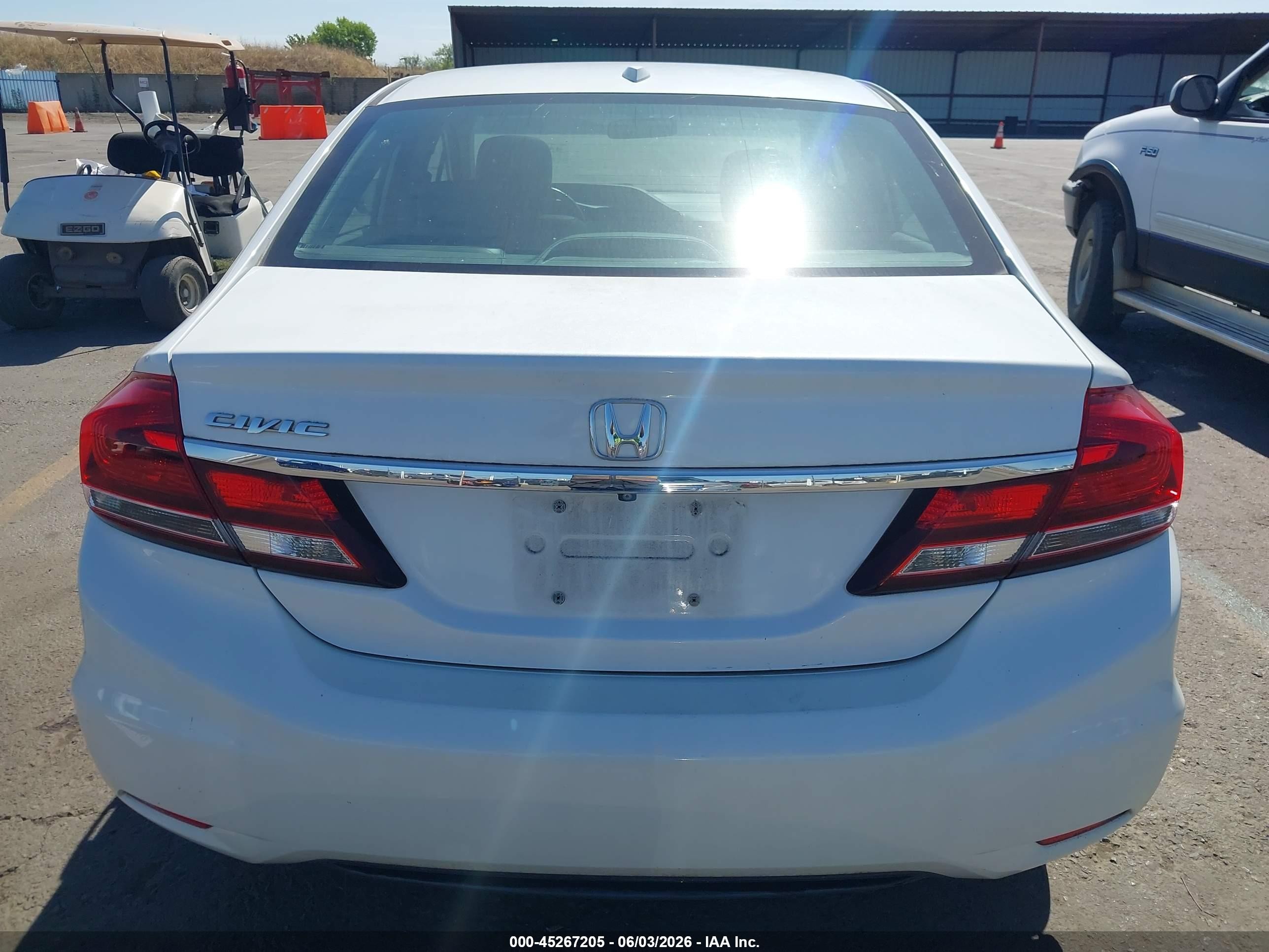 2015 Honda Civic Ex-l White vin: 19XFB2F94FE270774