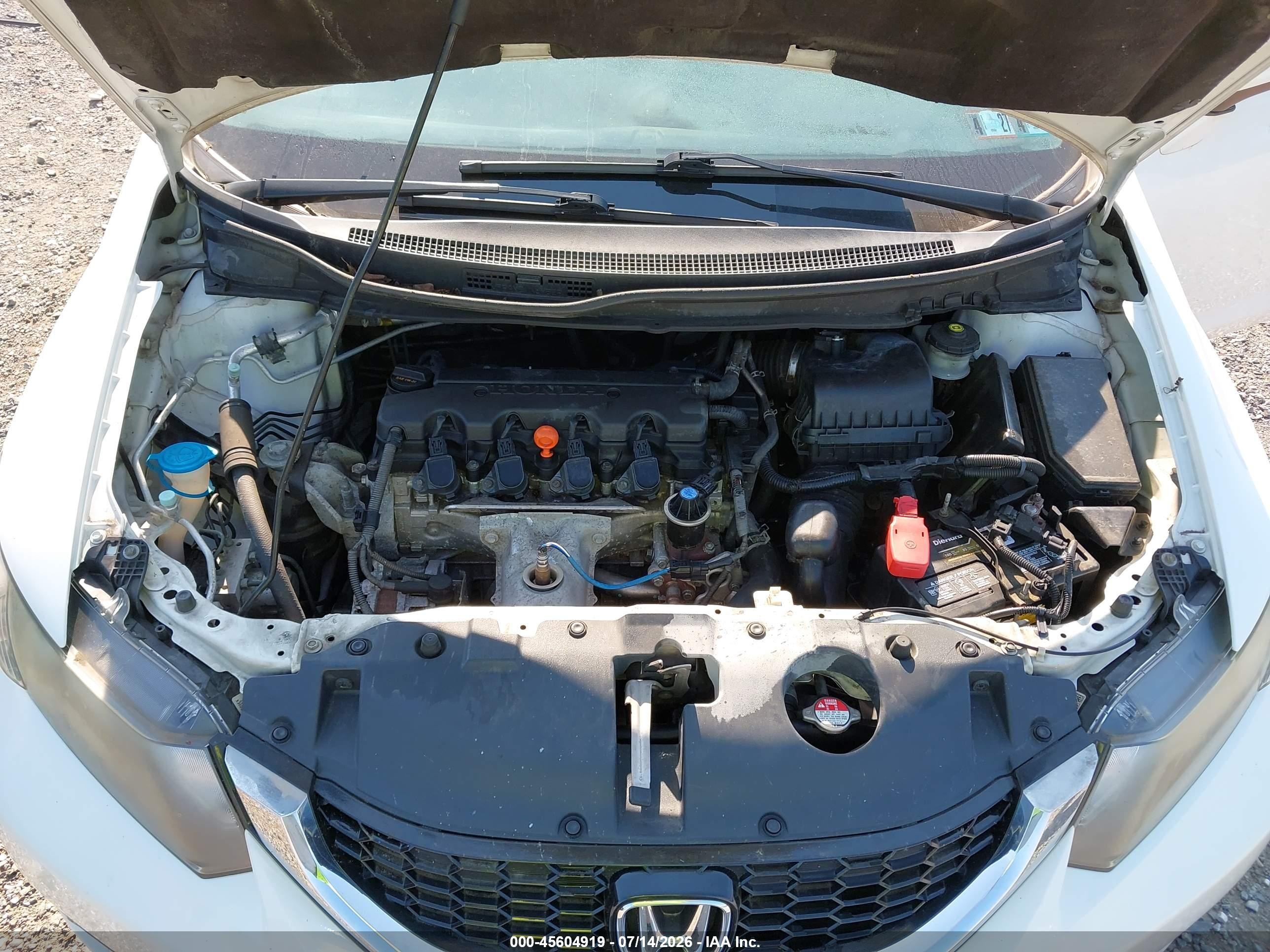 2015 Honda Civic Ex-l White vin: 19XFB2F94FE275232