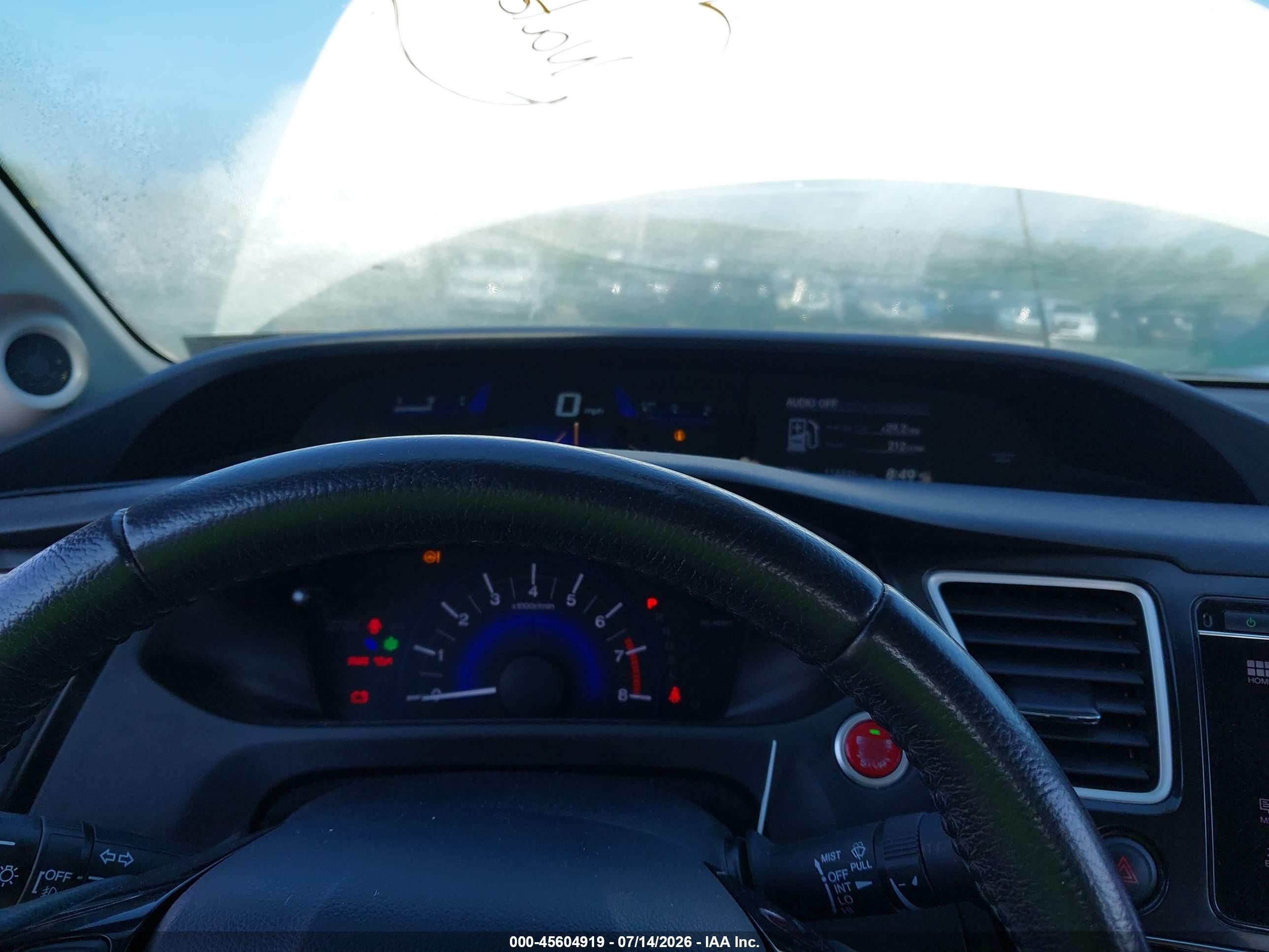 2015 Honda Civic Ex-l White vin: 19XFB2F94FE275232