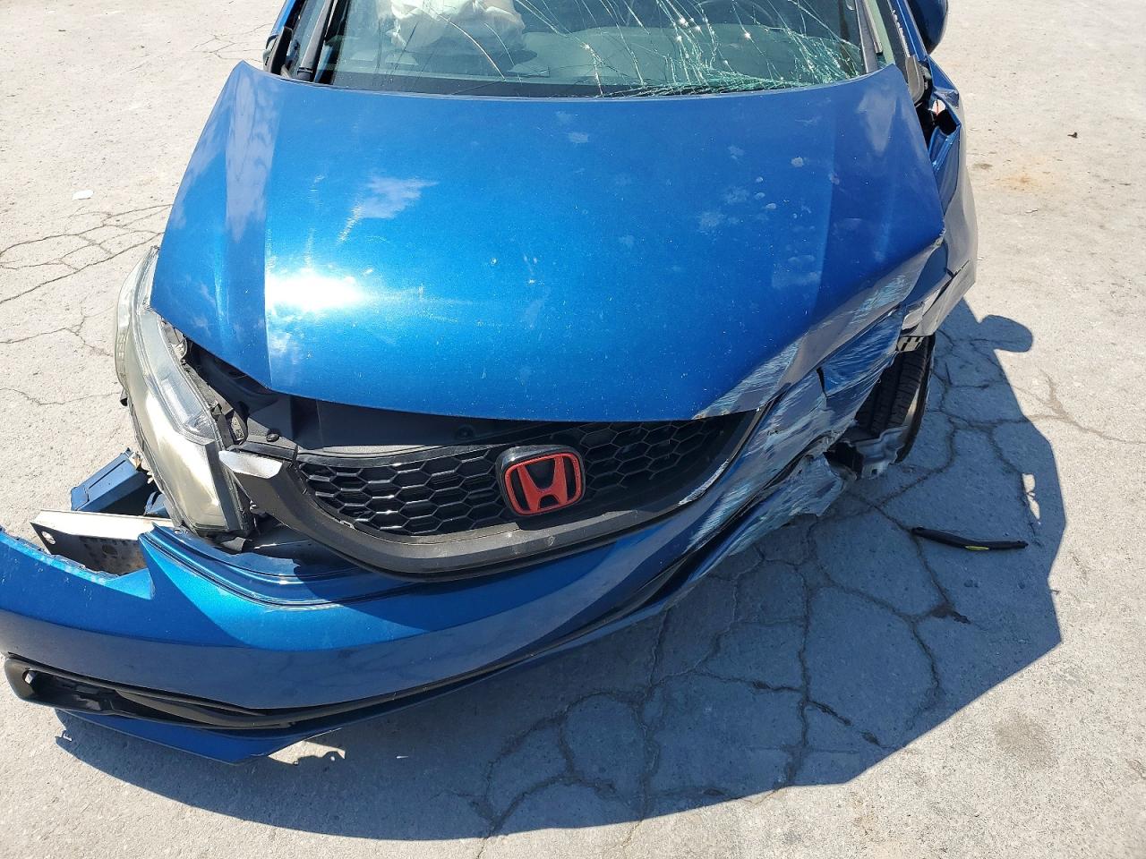 2013 Honda Civic Exl Синий vin: 19XFB2F95DE015094