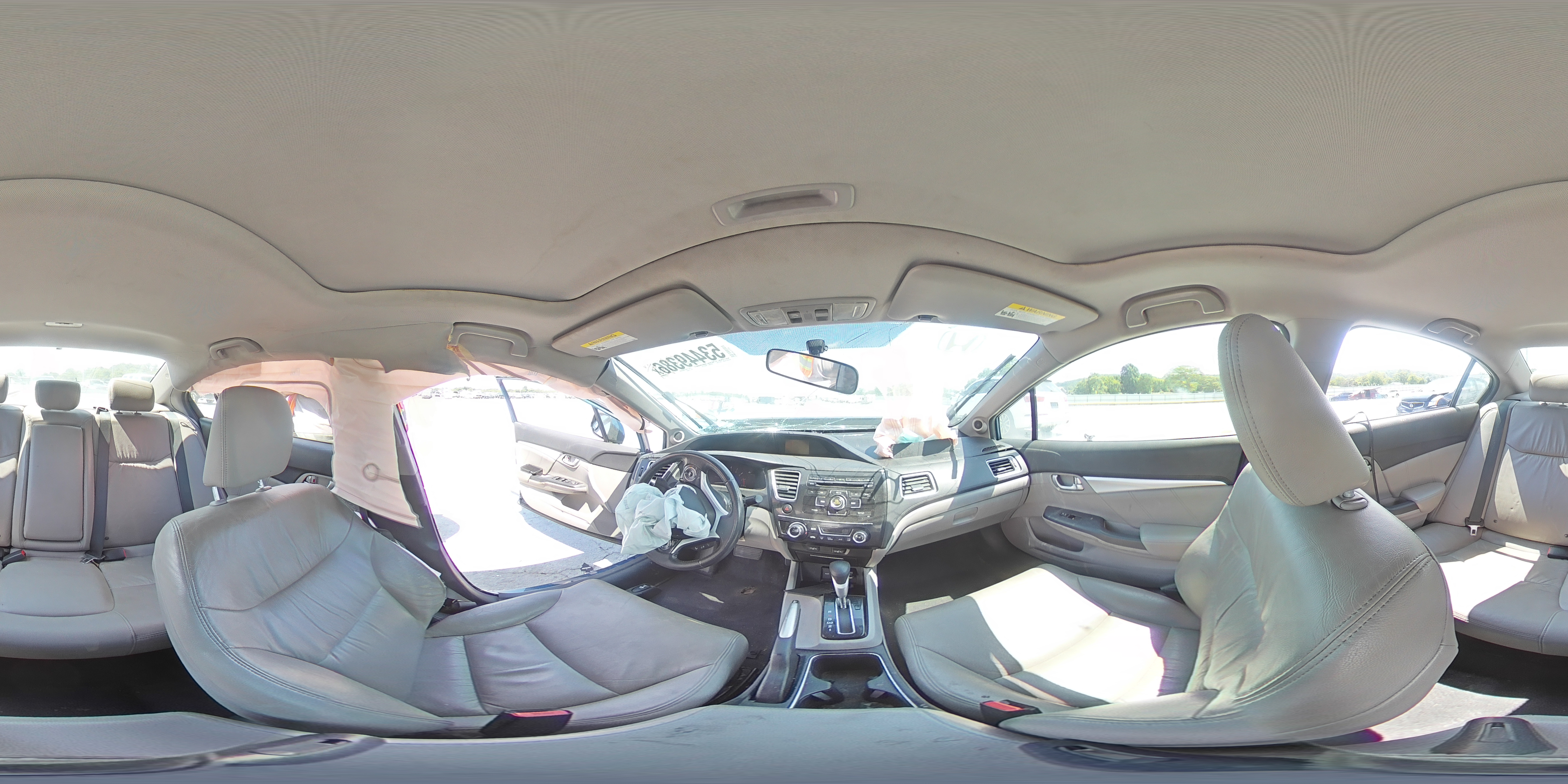 2013 Honda Civic Exl Синий vin: 19XFB2F95DE015094