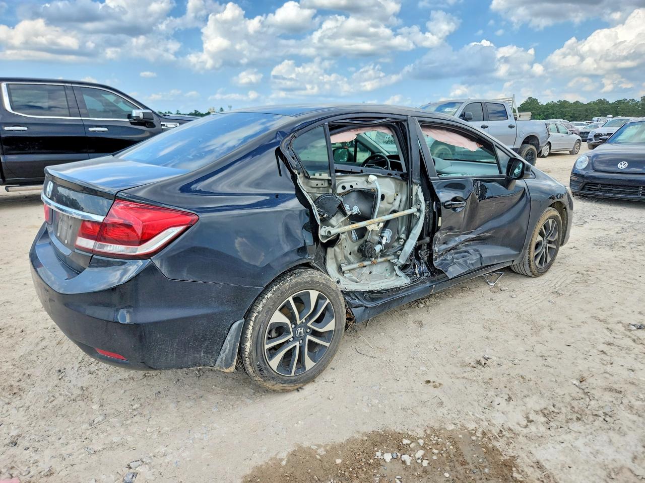 2013 Honda Civic Exl Black vin: 19XFB2F95DE022904