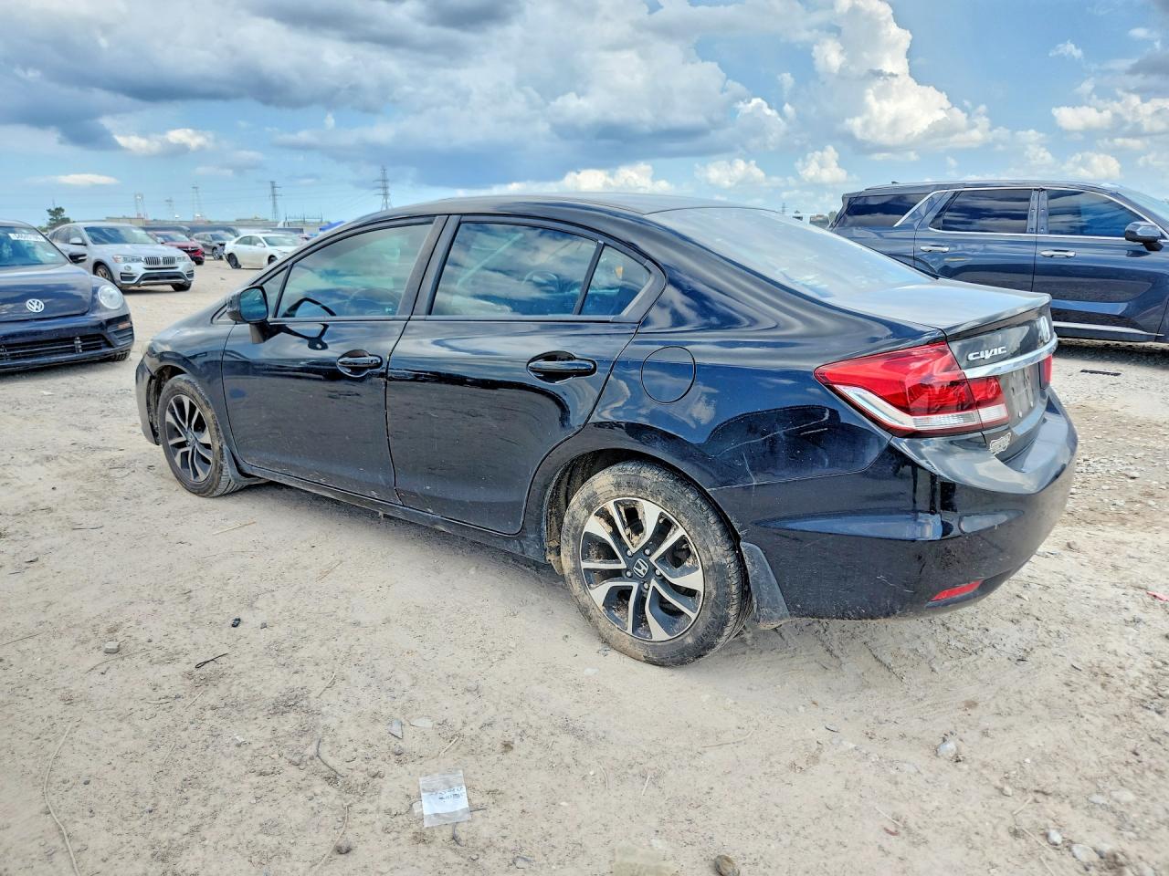 2013 Honda Civic Exl Black vin: 19XFB2F95DE022904